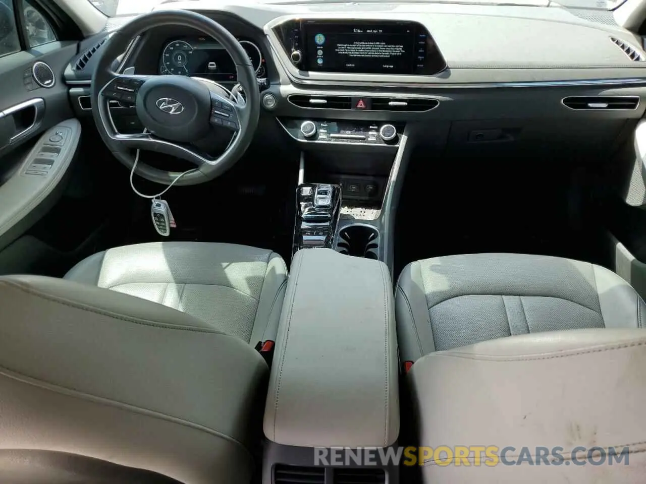 8 fotografías del automóvil dañado KMHL34J22PA284050 HYUNDAI SONATA 2023
