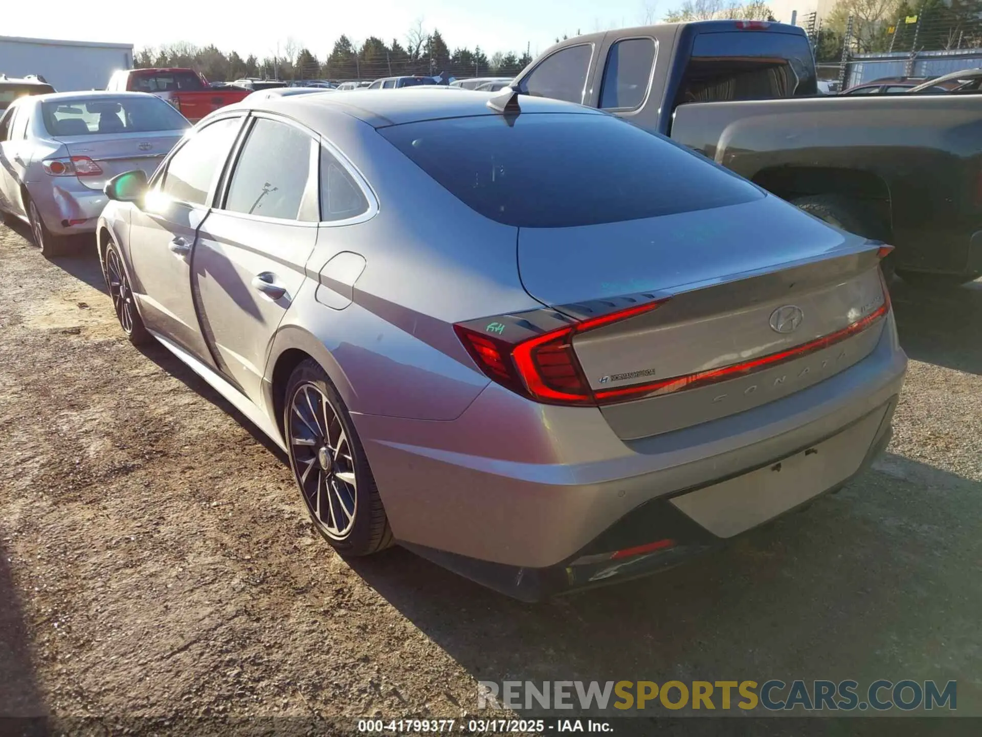 3 fotografías del automóvil dañado KMHL34J22PA337684 HYUNDAI SONATA 2023