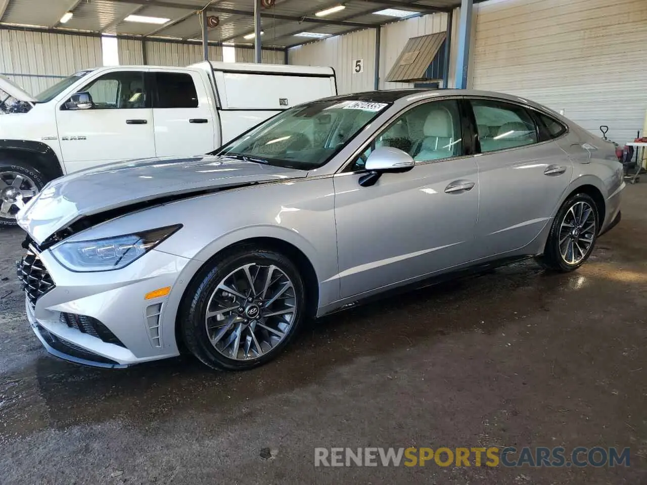 1 fotografías del automóvil dañado KMHL34J24PA279609 HYUNDAI SONATA 2023