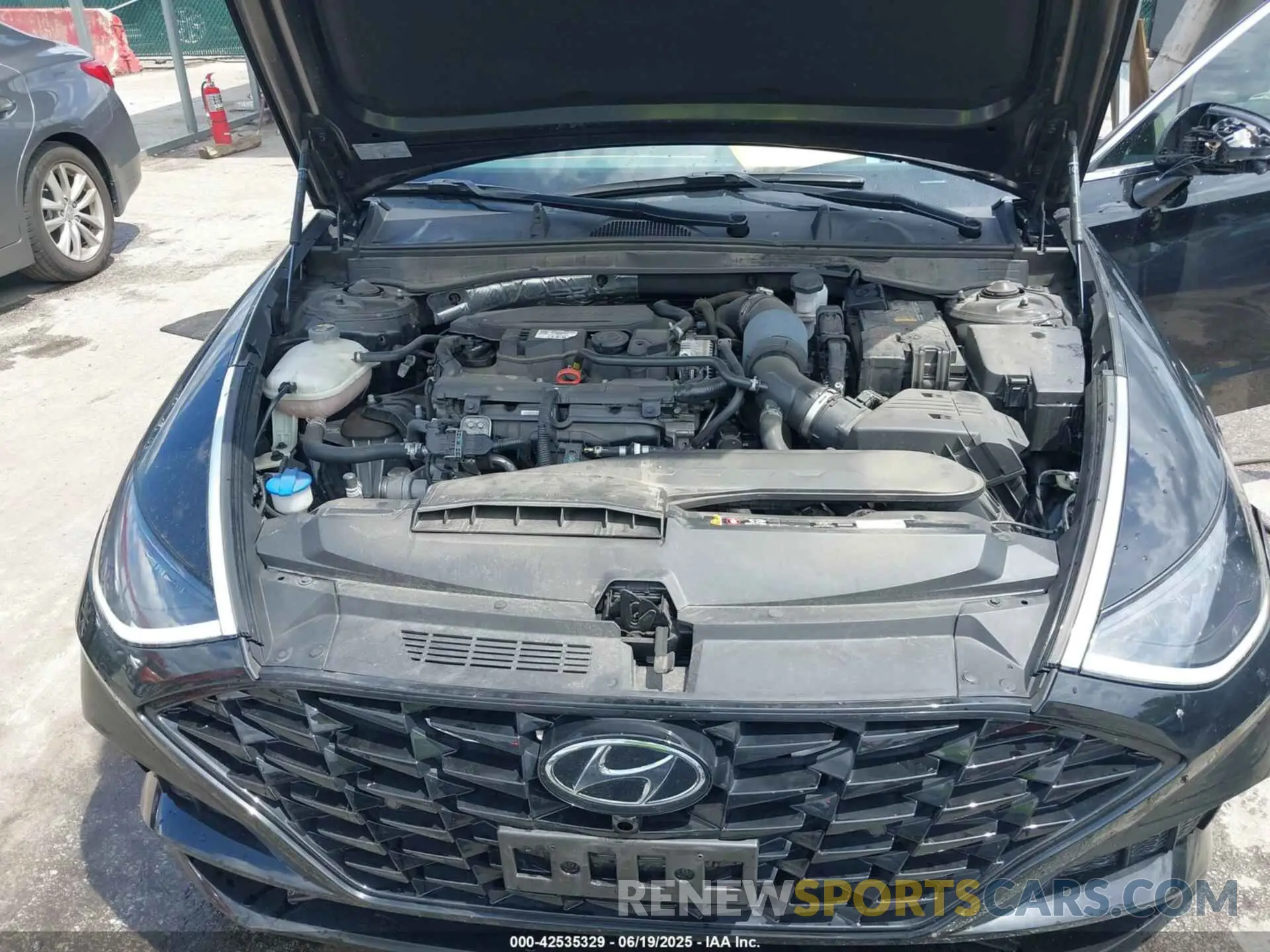 10 fotografías del automóvil dañado KMHL34J29PA330750 HYUNDAI SONATA 2023