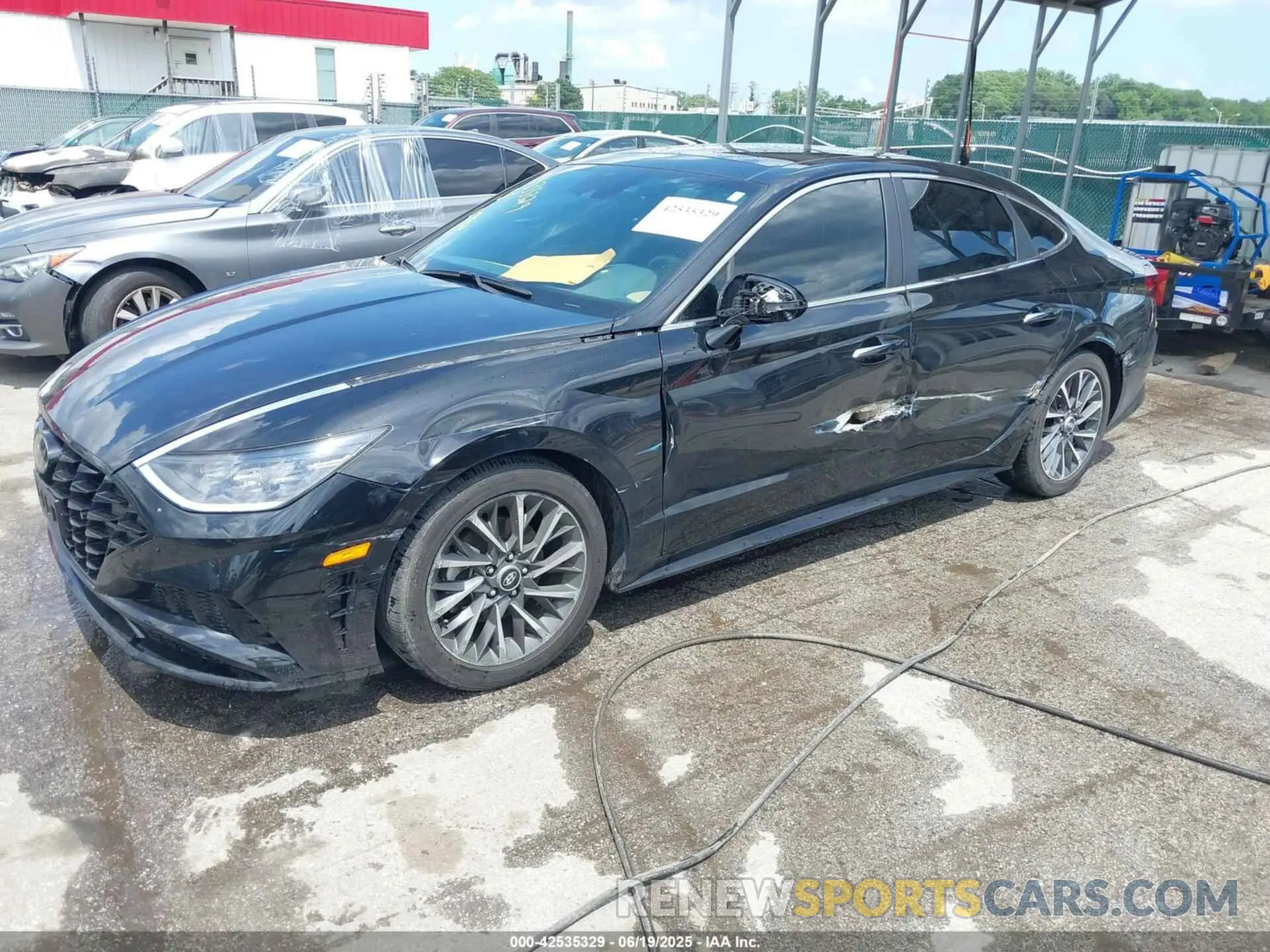 2 fotografías del automóvil dañado KMHL34J29PA330750 HYUNDAI SONATA 2023