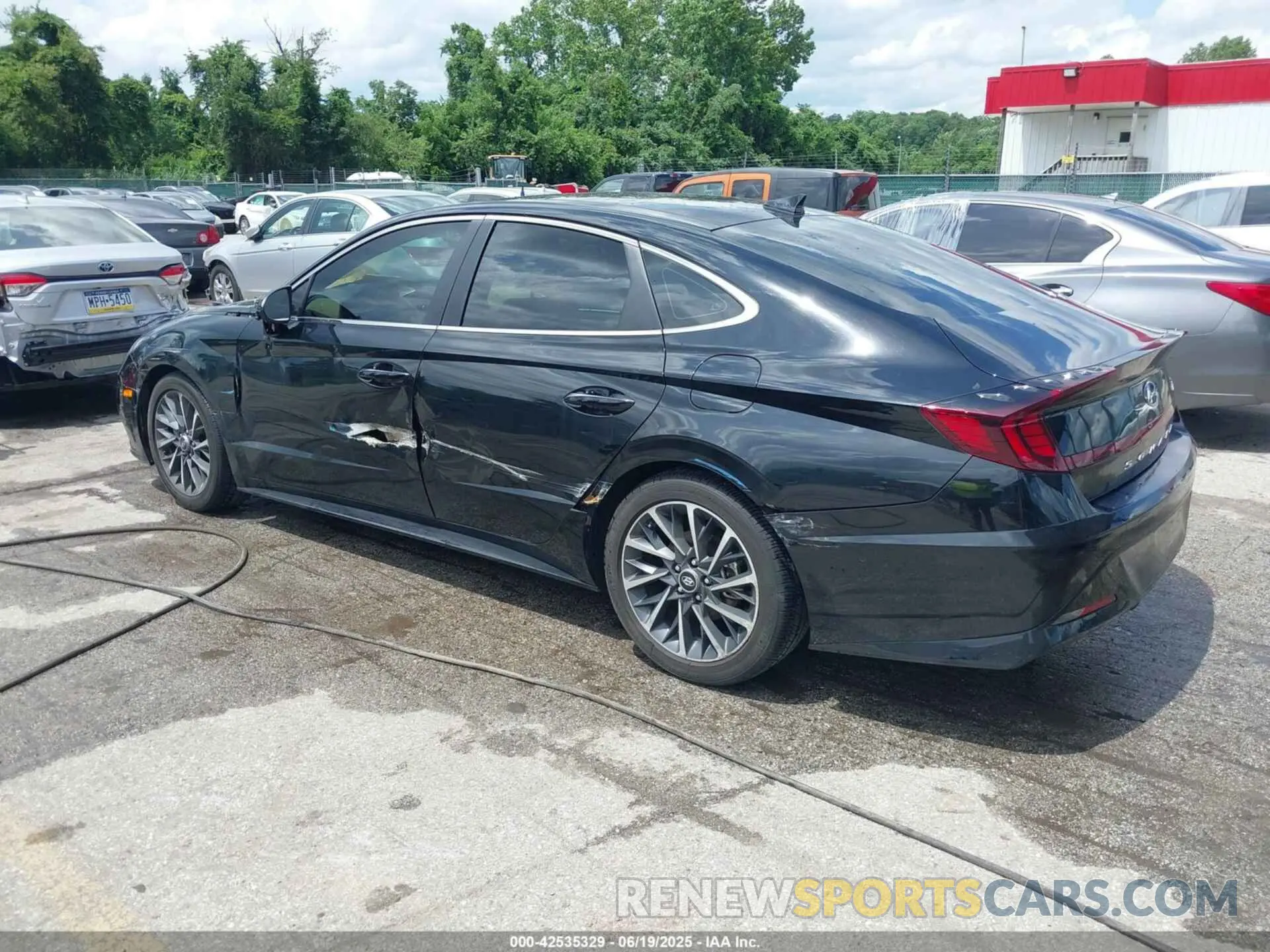 3 fotografías del automóvil dañado KMHL34J29PA330750 HYUNDAI SONATA 2023