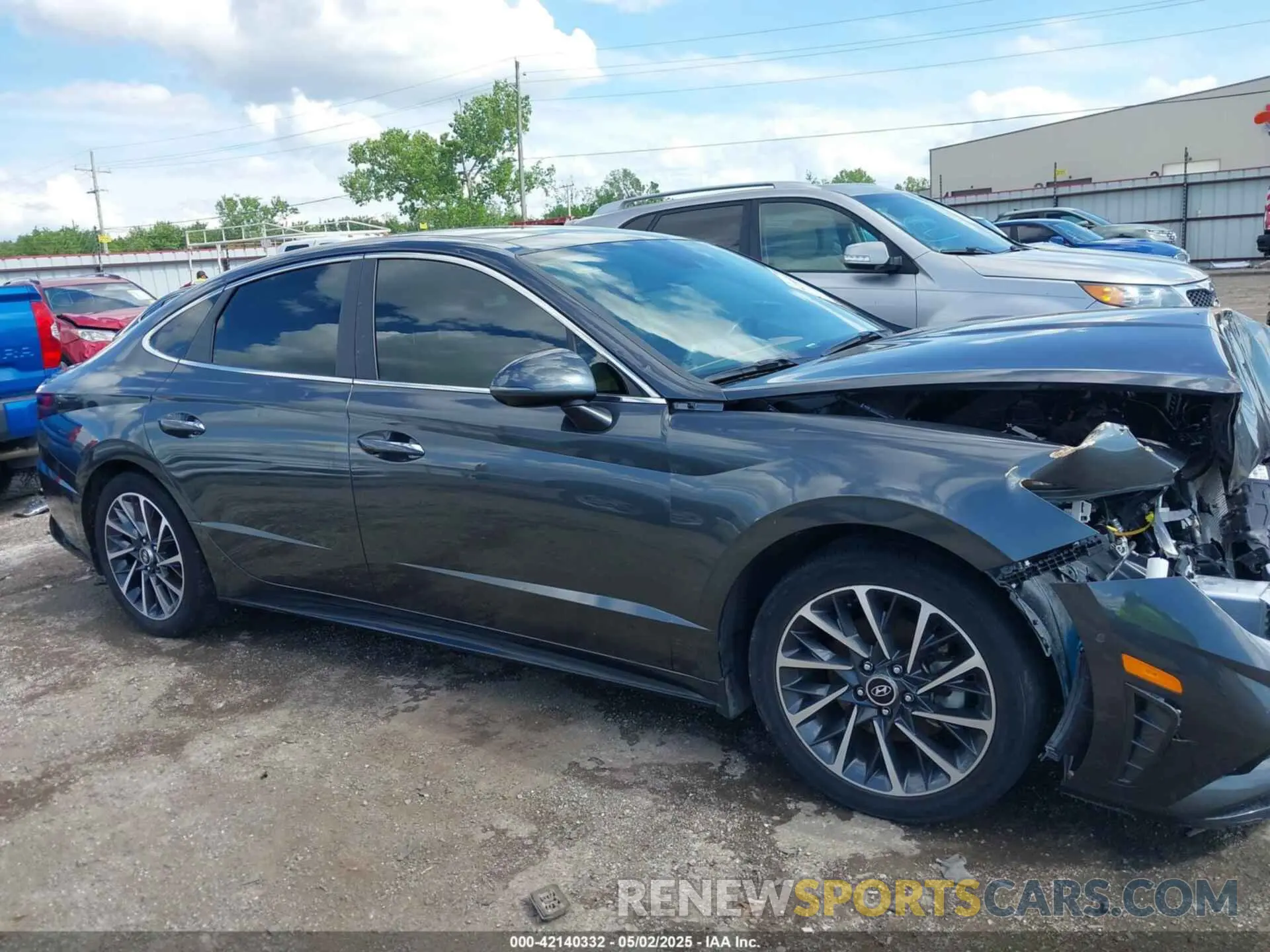 14 fotografías del automóvil dañado KMHL34J29PA337777 HYUNDAI SONATA 2023