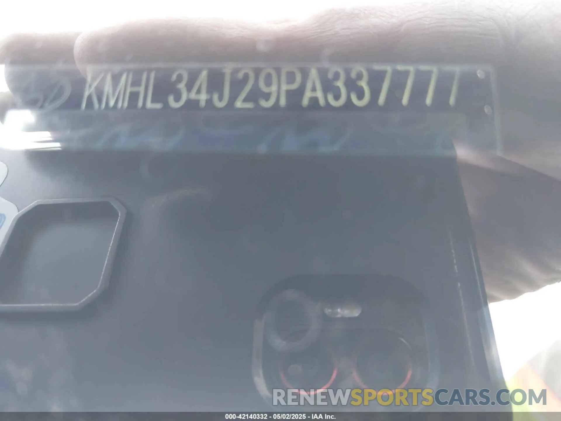 9 fotografías del automóvil dañado KMHL34J29PA337777 HYUNDAI SONATA 2023