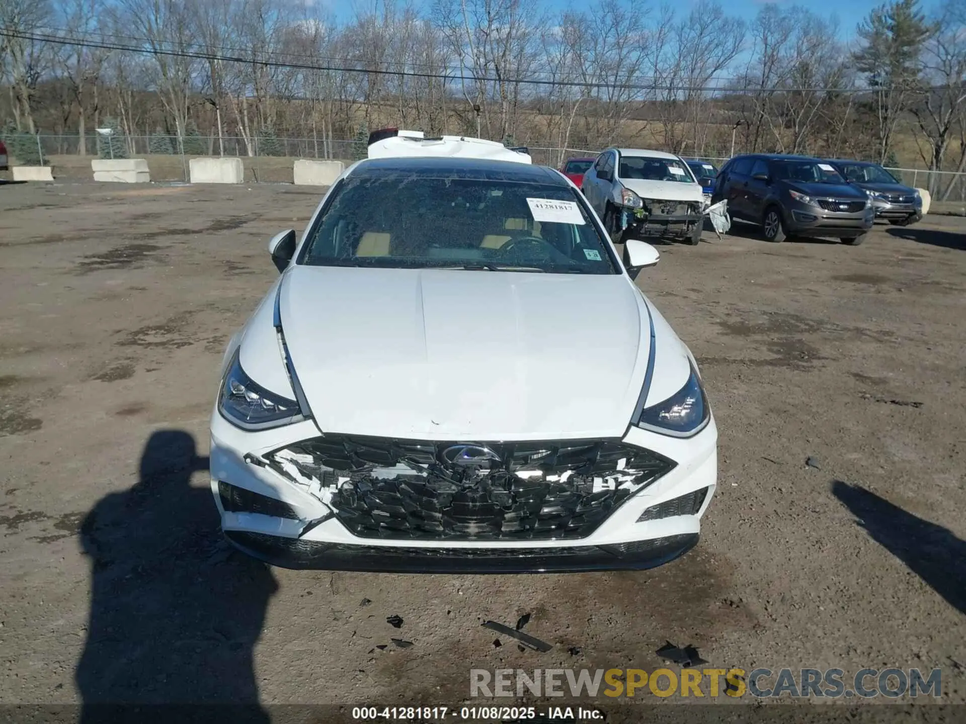 12 fotografías del automóvil dañado KMHL34J2XPA314878 HYUNDAI SONATA 2023