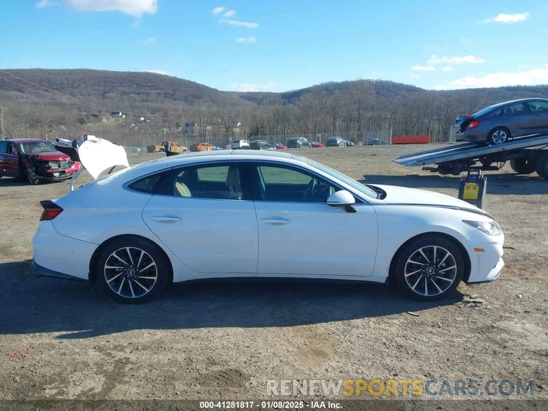 13 fotografías del automóvil dañado KMHL34J2XPA314878 HYUNDAI SONATA 2023