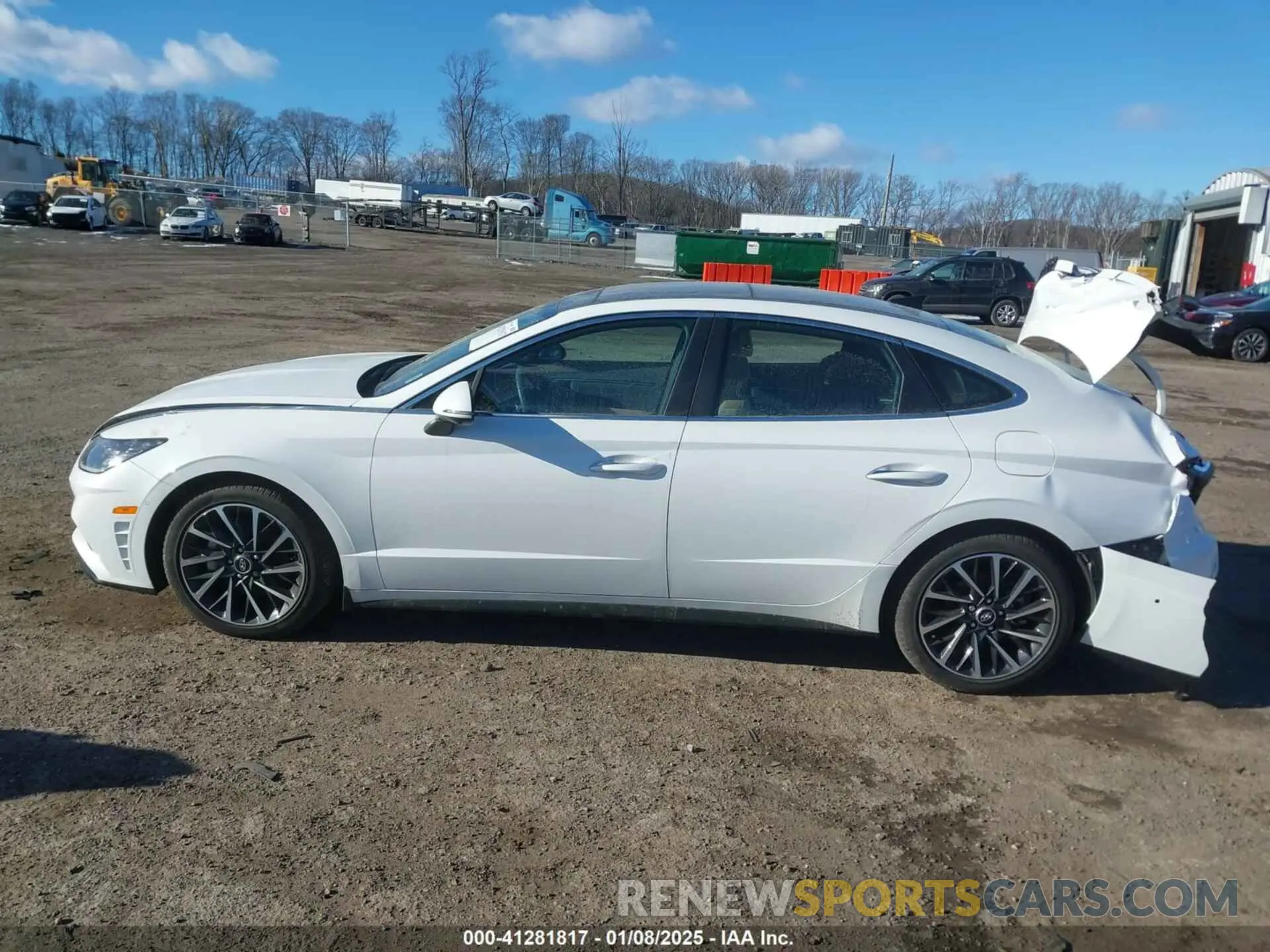 14 fotografías del automóvil dañado KMHL34J2XPA314878 HYUNDAI SONATA 2023