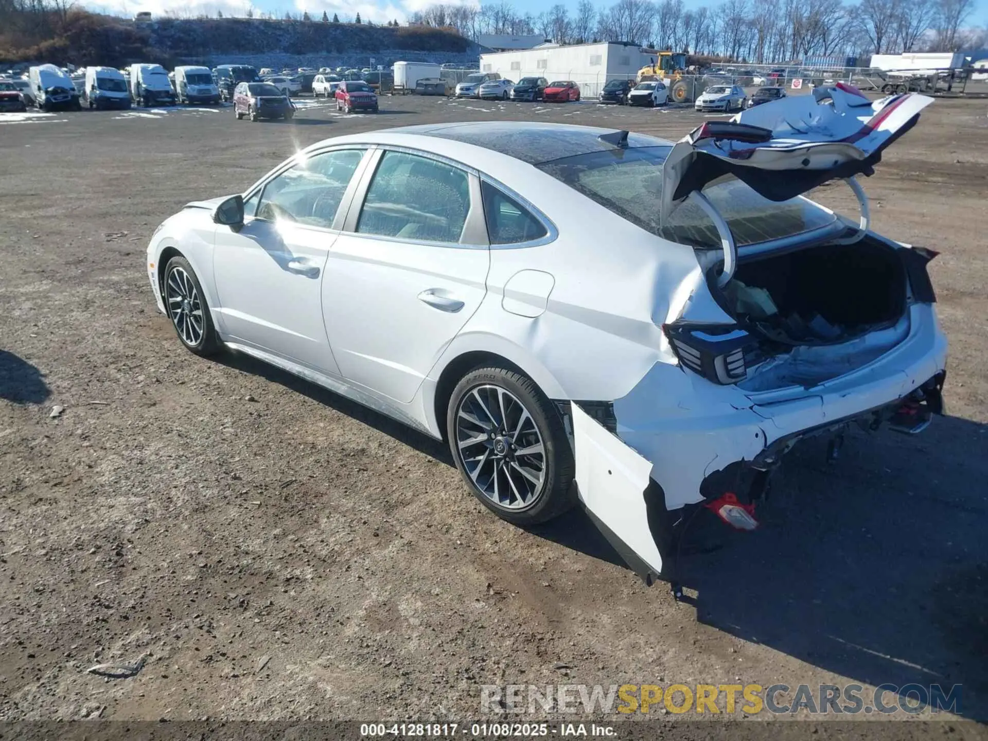 3 fotografías del automóvil dañado KMHL34J2XPA314878 HYUNDAI SONATA 2023