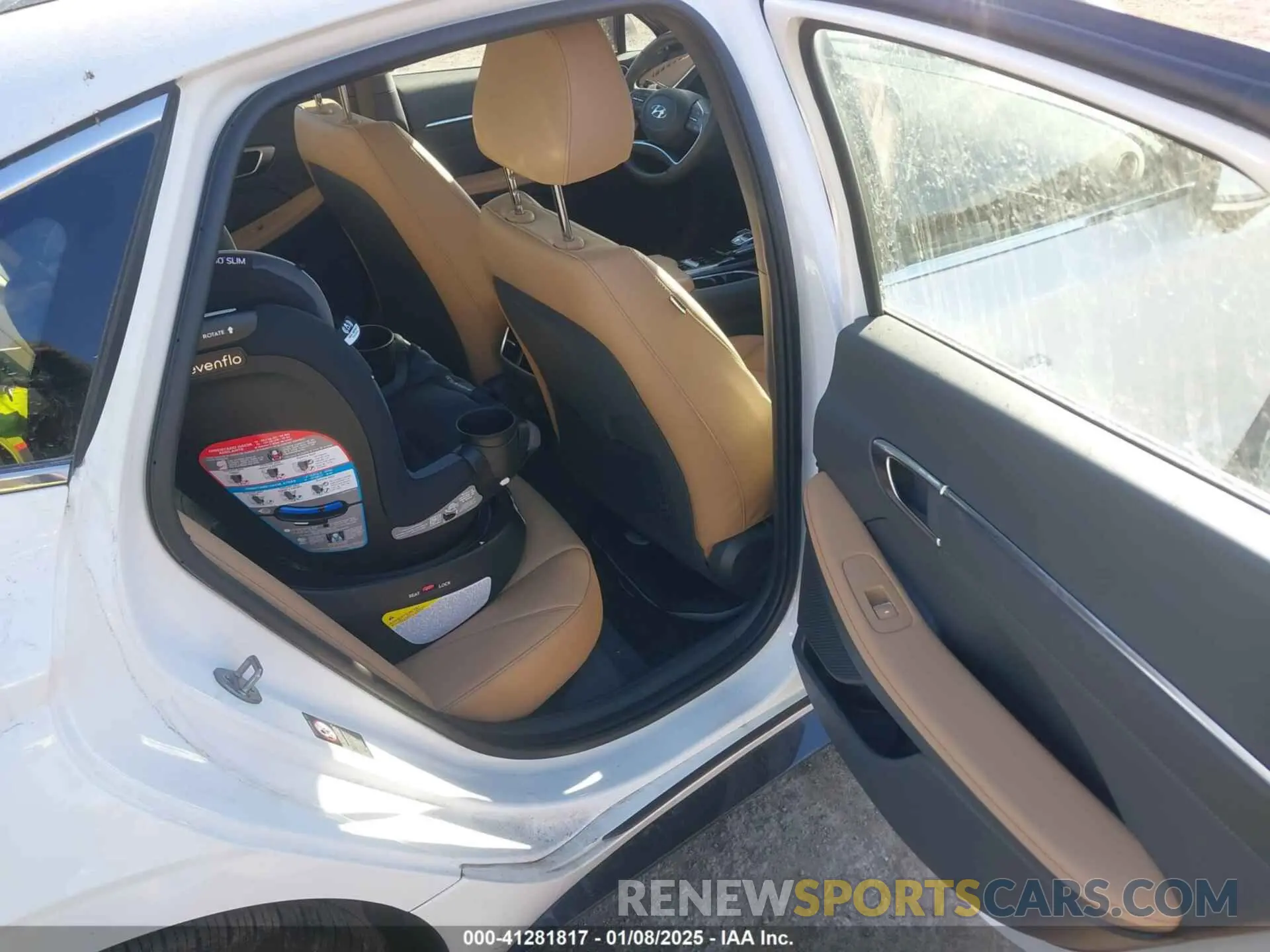 8 fotografías del automóvil dañado KMHL34J2XPA314878 HYUNDAI SONATA 2023