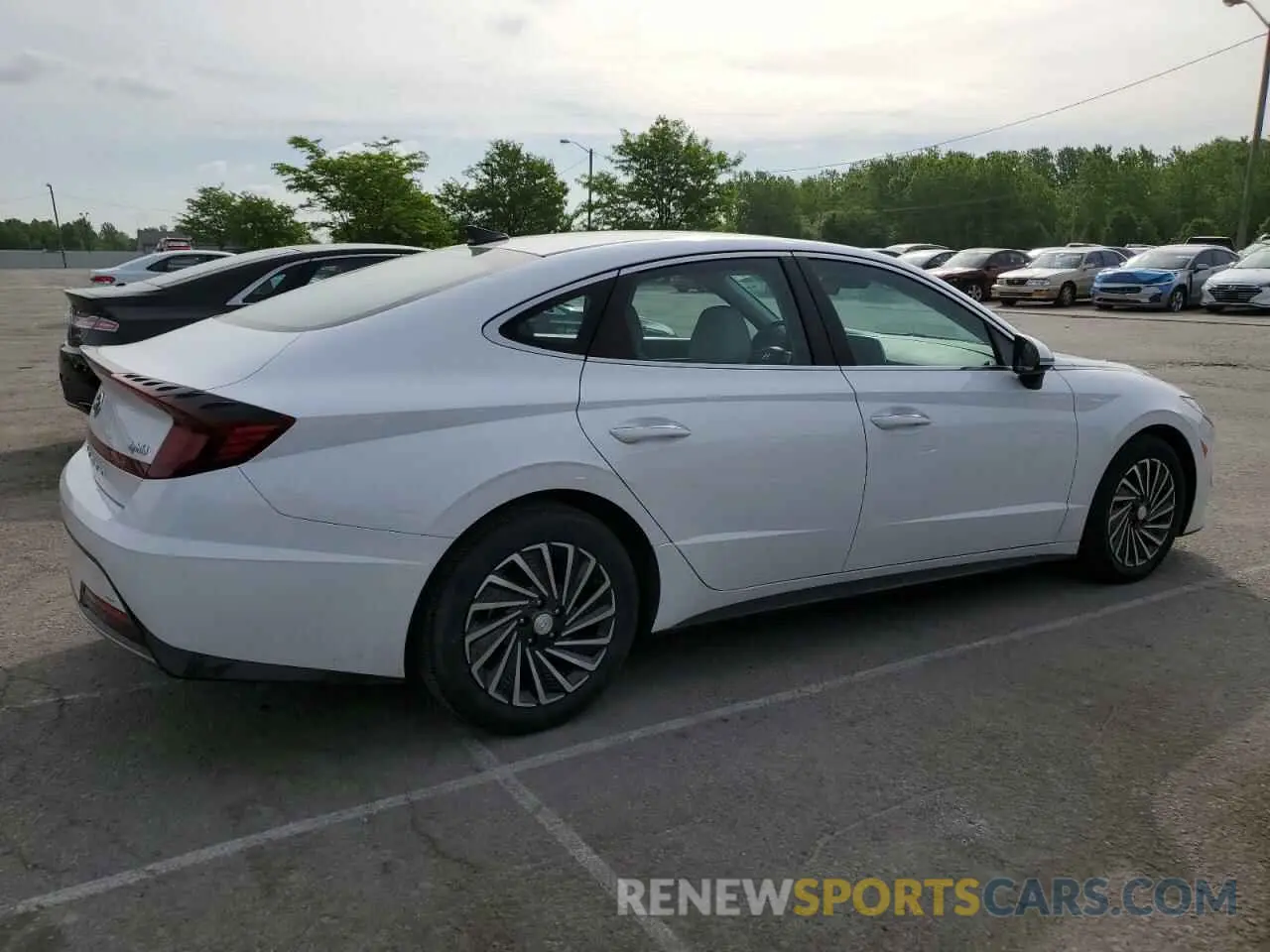3 fotografías del automóvil dañado KMHL34JJ4PA068112 HYUNDAI SONATA 2023