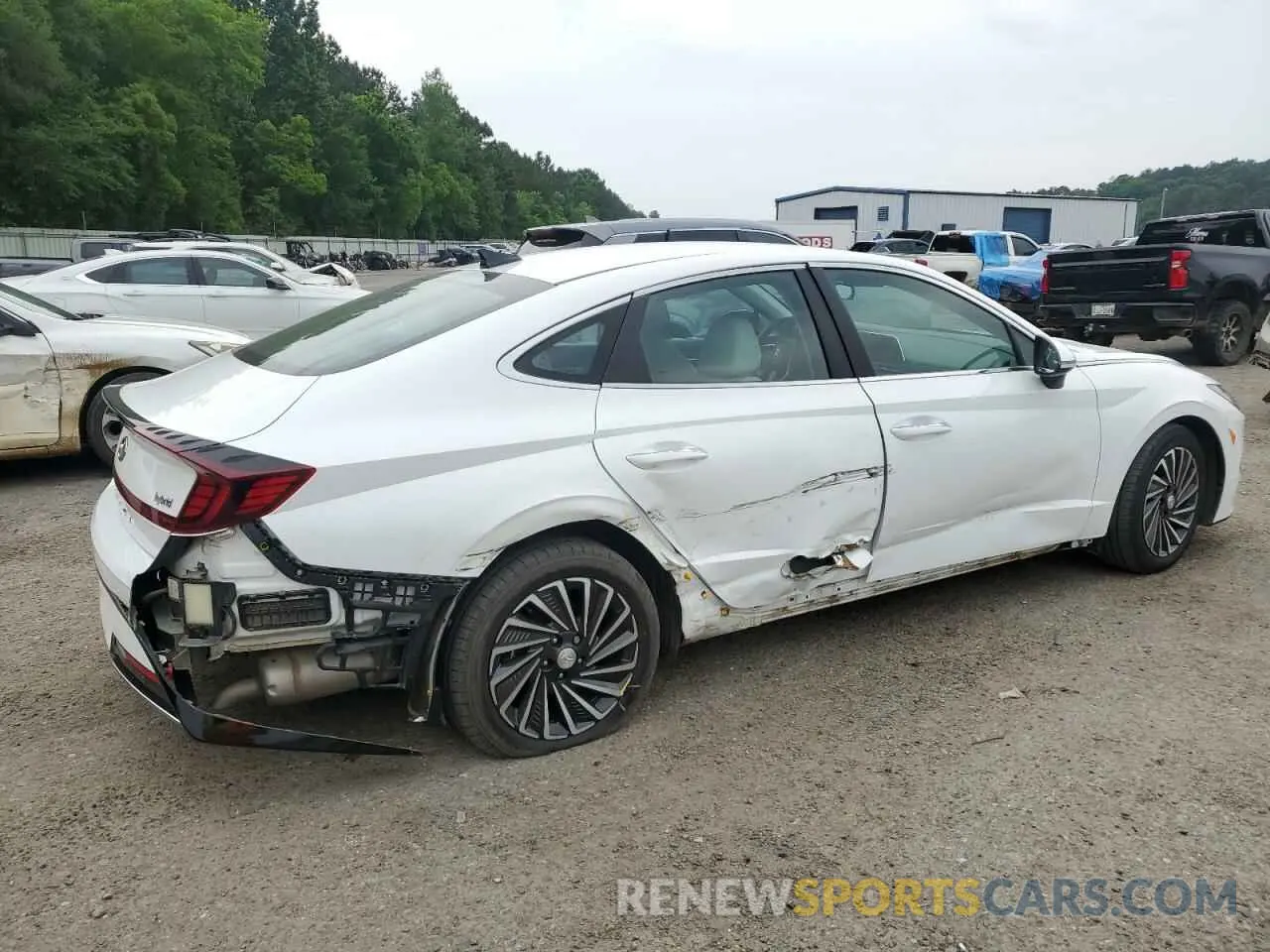 3 fotografías del automóvil dañado KMHL34JJ6PA080858 HYUNDAI SONATA 2023