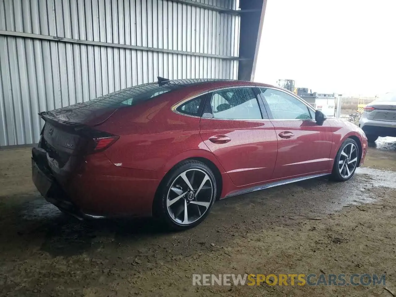 3 fotografías del automóvil dañado KMHL44J21PA273344 HYUNDAI SONATA 2023