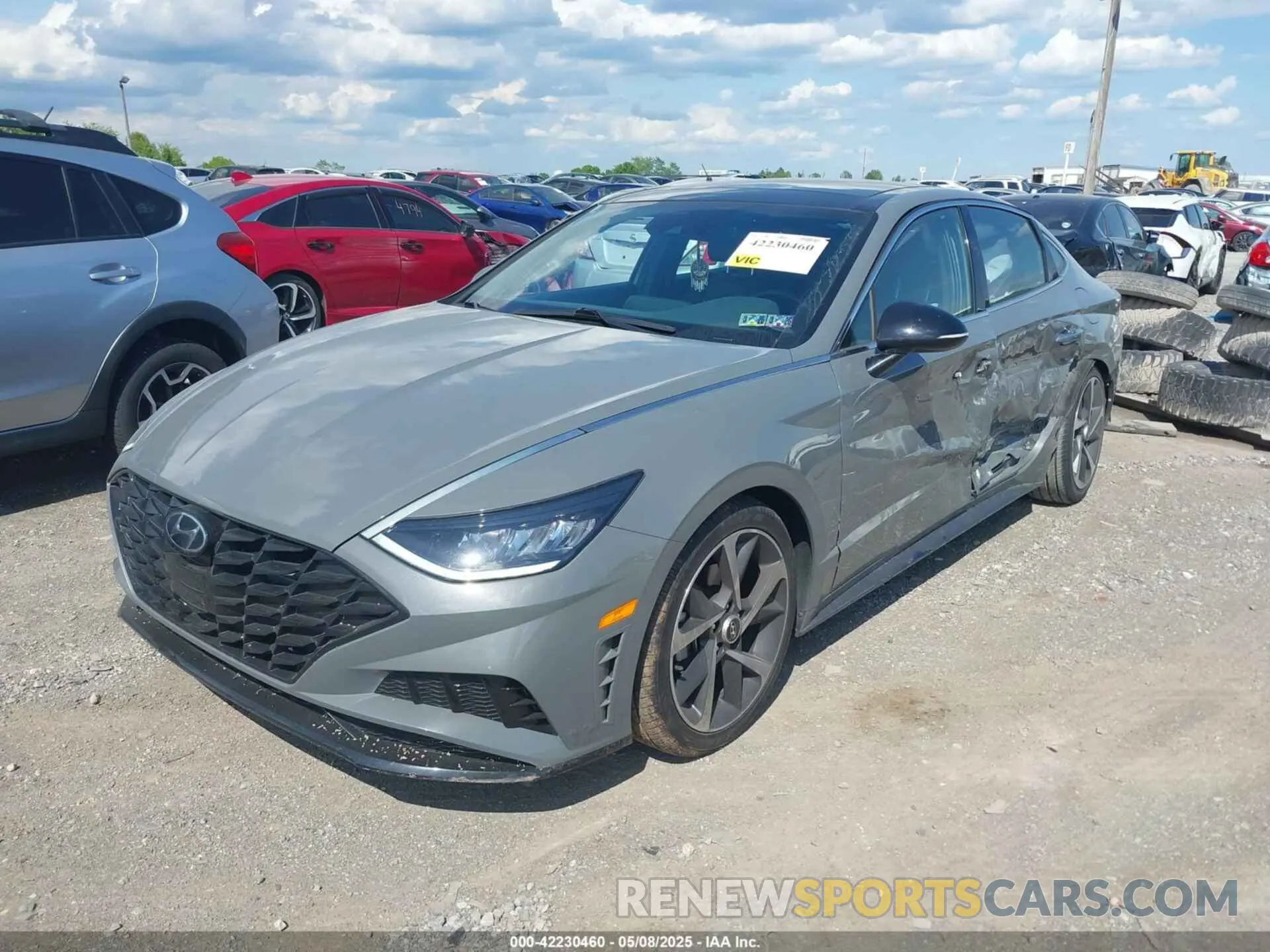 2 fotografías del automóvil dañado KMHL44J22PA281825 HYUNDAI SONATA 2023