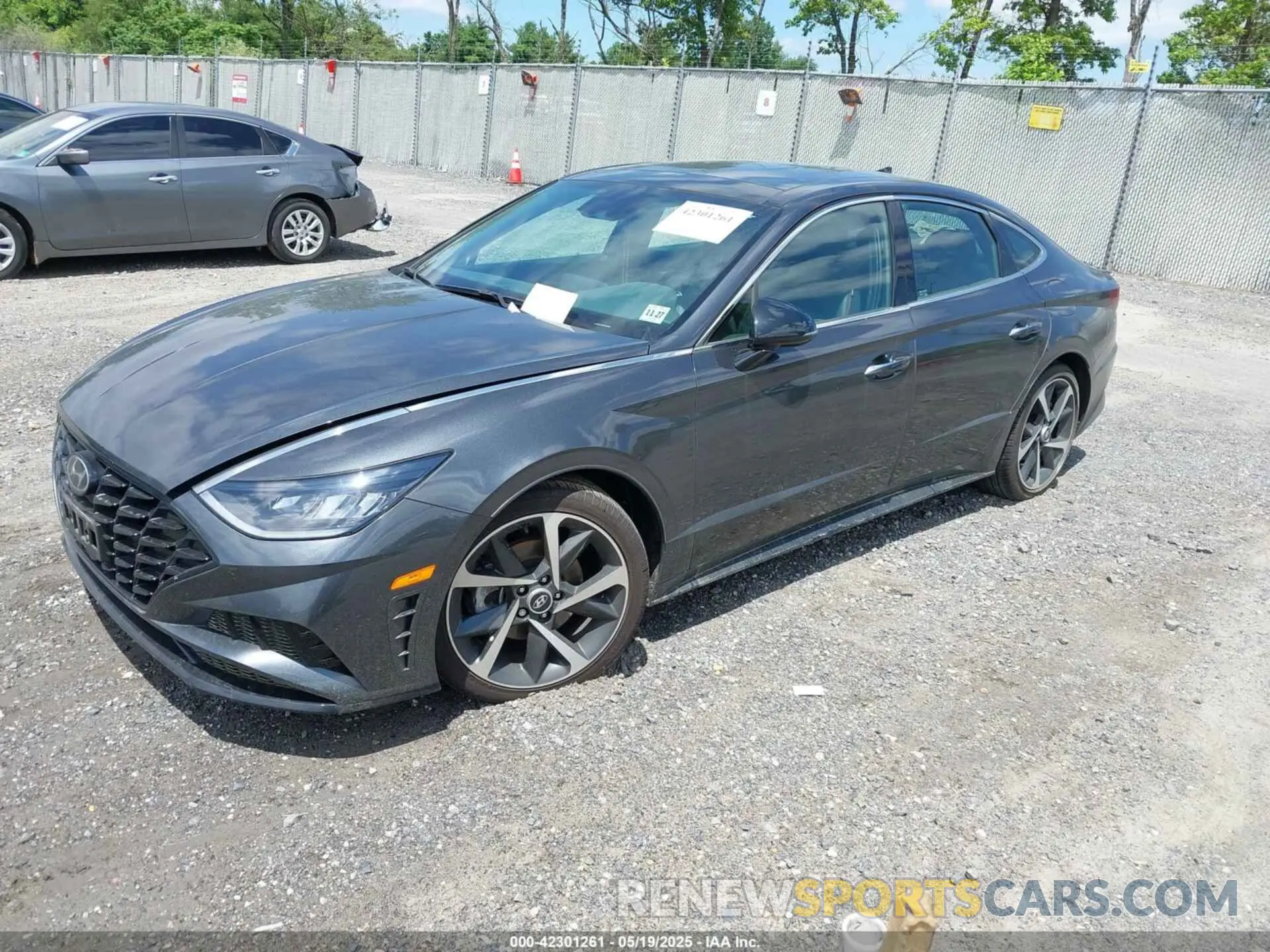 2 fotografías del automóvil dañado KMHL44J23PA252401 HYUNDAI SONATA 2023