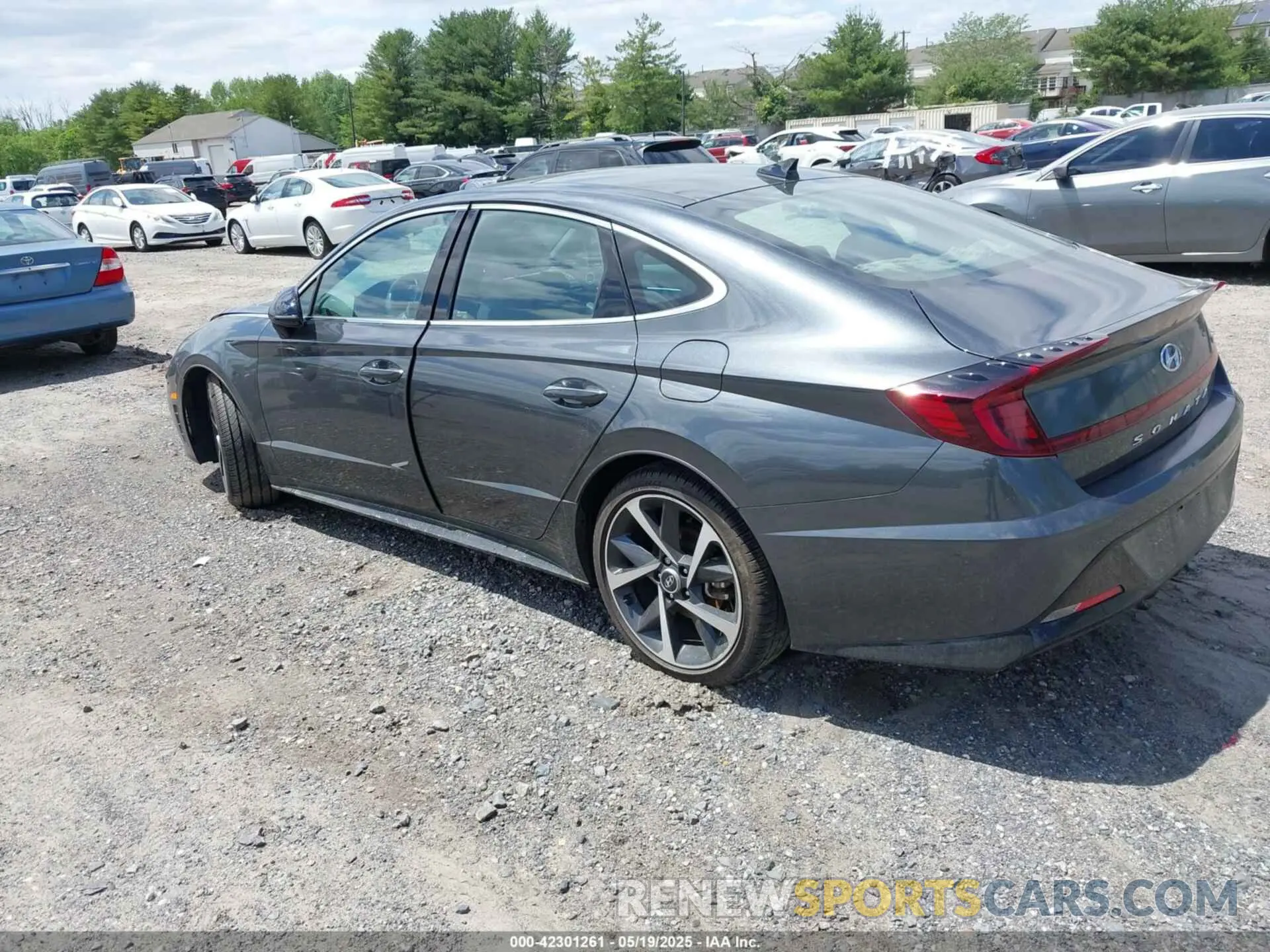3 fotografías del automóvil dañado KMHL44J23PA252401 HYUNDAI SONATA 2023
