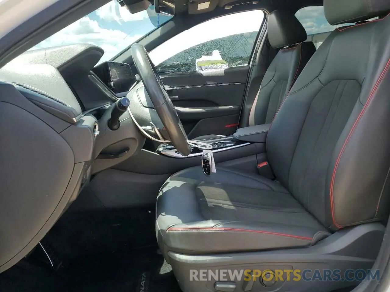 7 fotografías del automóvil dañado KMHL44J23PA256450 HYUNDAI SONATA 2023