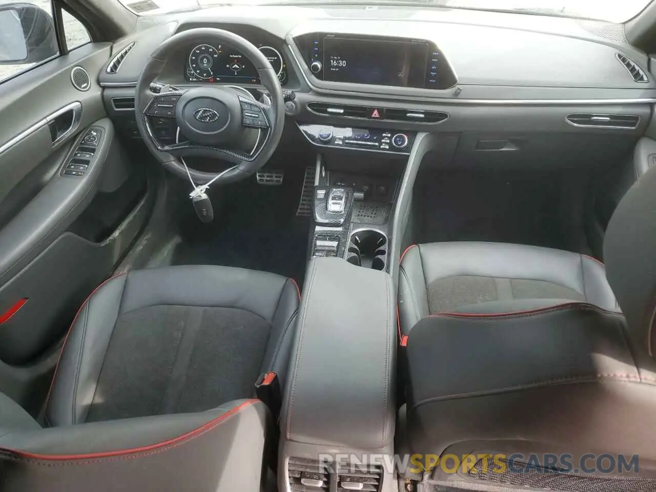 8 fotografías del automóvil dañado KMHL44J23PA259302 HYUNDAI SONATA 2023