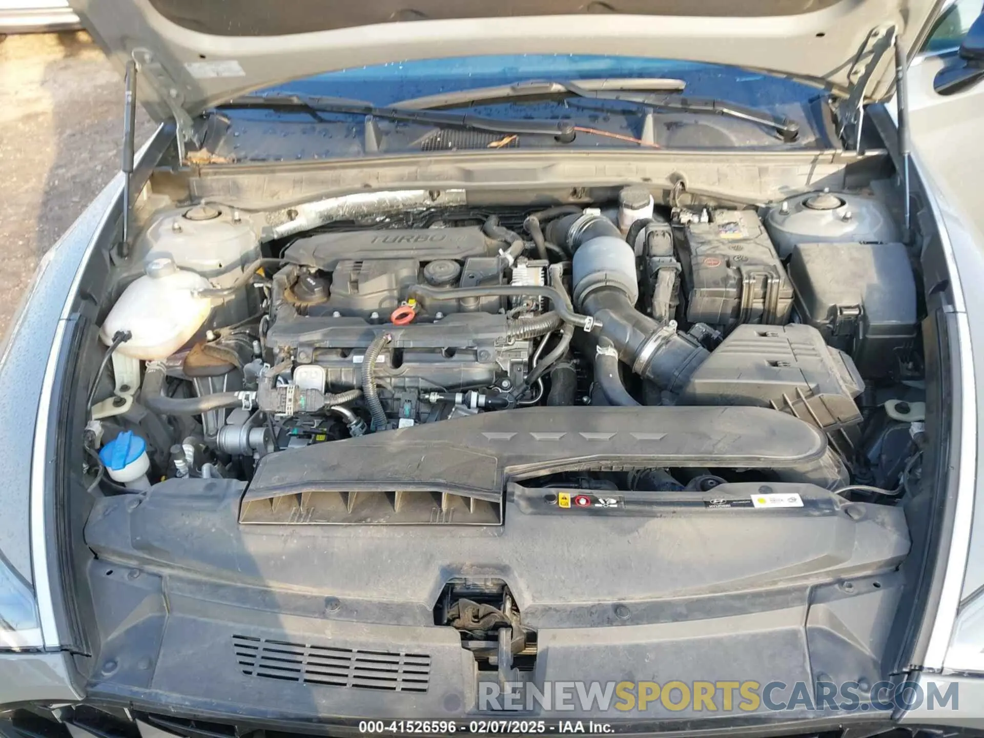10 fotografías del automóvil dañado KMHL44J25PA276957 HYUNDAI SONATA 2023