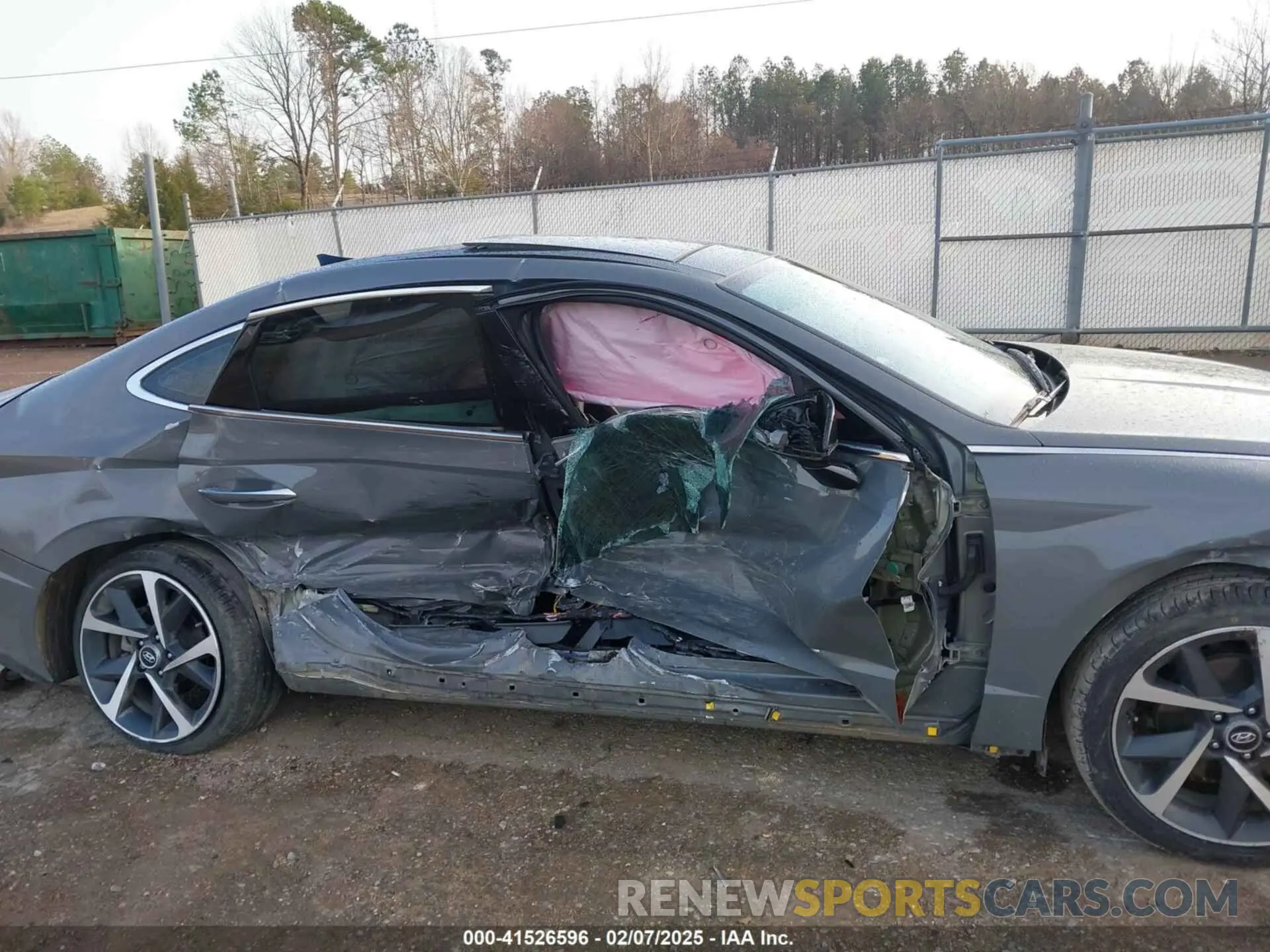 14 fotografías del automóvil dañado KMHL44J25PA276957 HYUNDAI SONATA 2023
