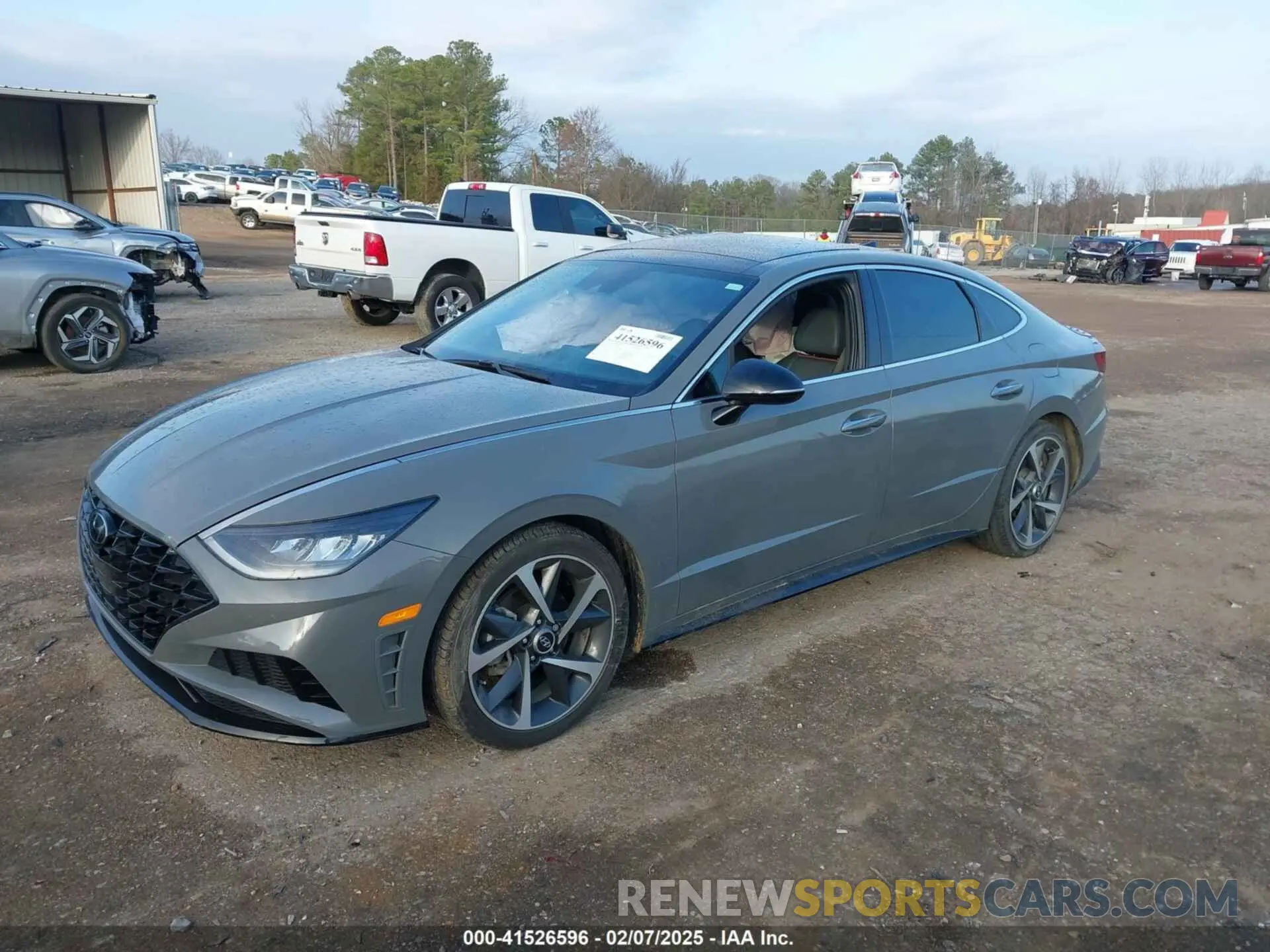 2 fotografías del automóvil dañado KMHL44J25PA276957 HYUNDAI SONATA 2023