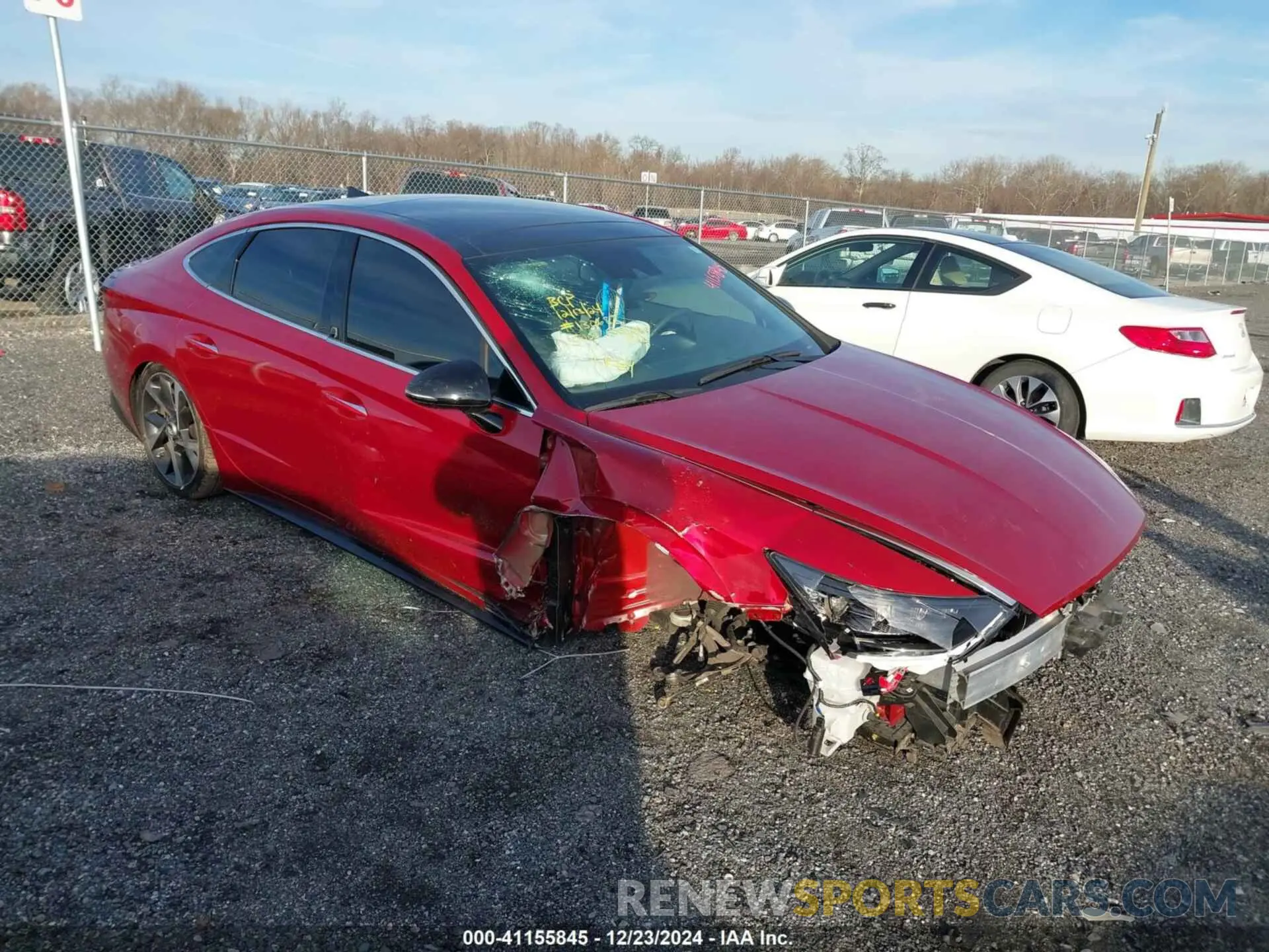 1 fotografías del automóvil dañado KMHL44J25PA322626 HYUNDAI SONATA 2023
