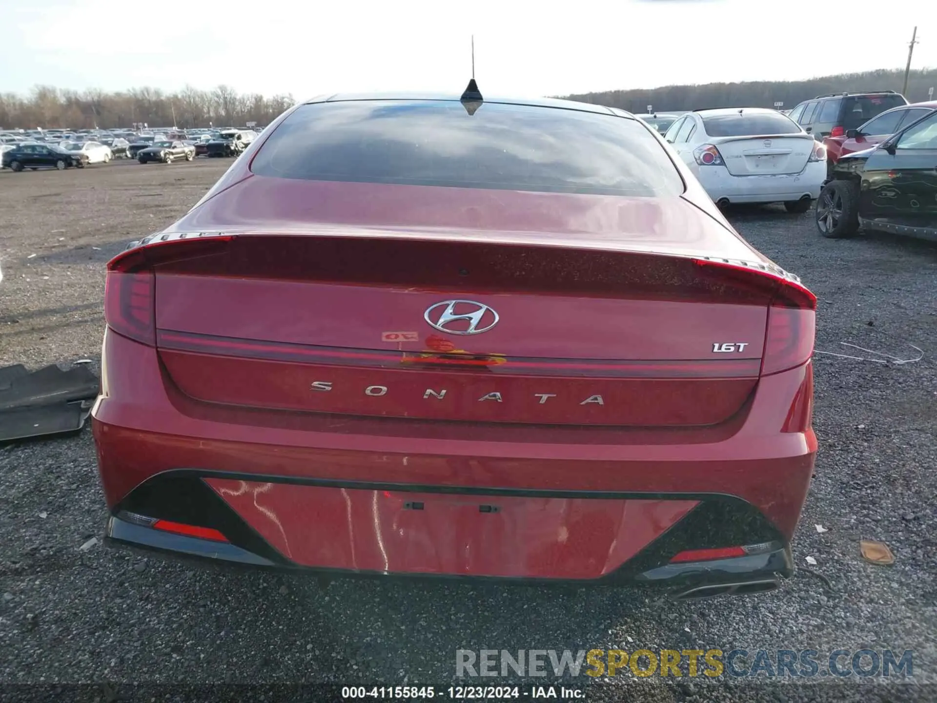 16 fotografías del automóvil dañado KMHL44J25PA322626 HYUNDAI SONATA 2023