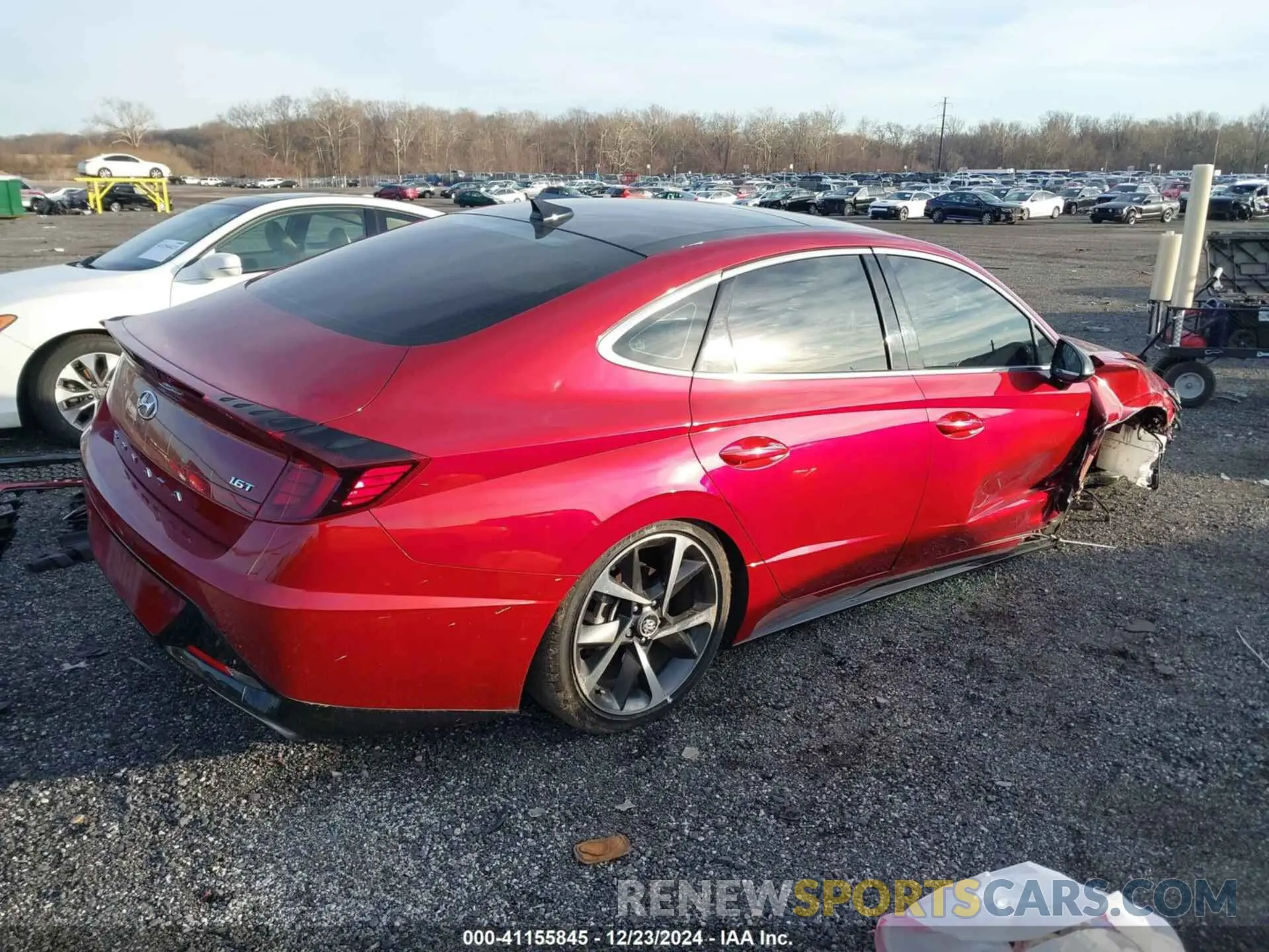 4 fotografías del automóvil dañado KMHL44J25PA322626 HYUNDAI SONATA 2023