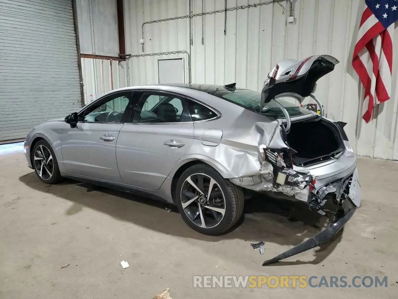 2 fotografías del automóvil dañado KMHL44J26PA280225 HYUNDAI SONATA 2023