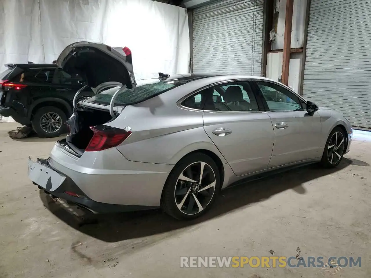 3 fotografías del automóvil dañado KMHL44J26PA280225 HYUNDAI SONATA 2023