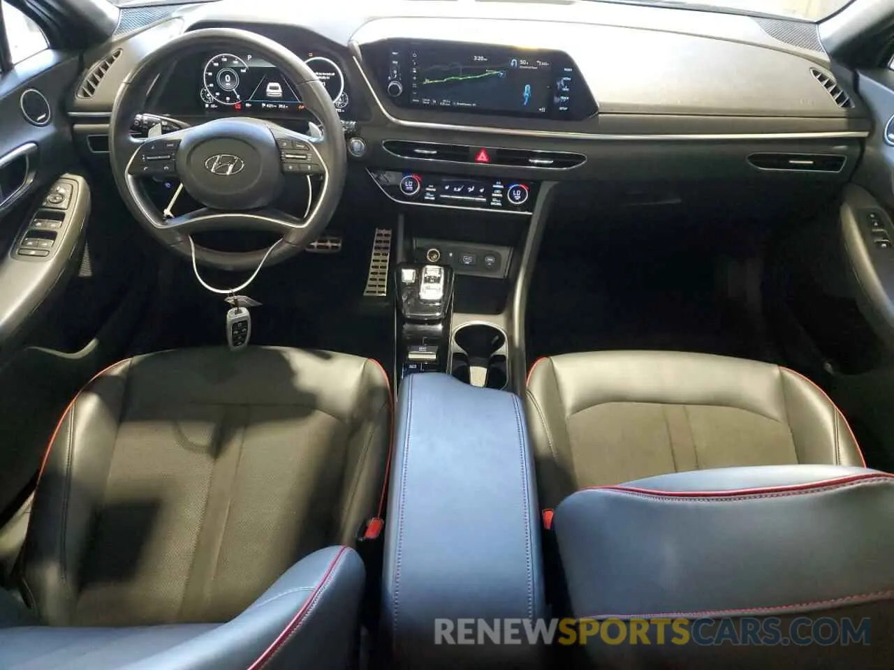 8 fotografías del automóvil dañado KMHL44J26PA280225 HYUNDAI SONATA 2023
