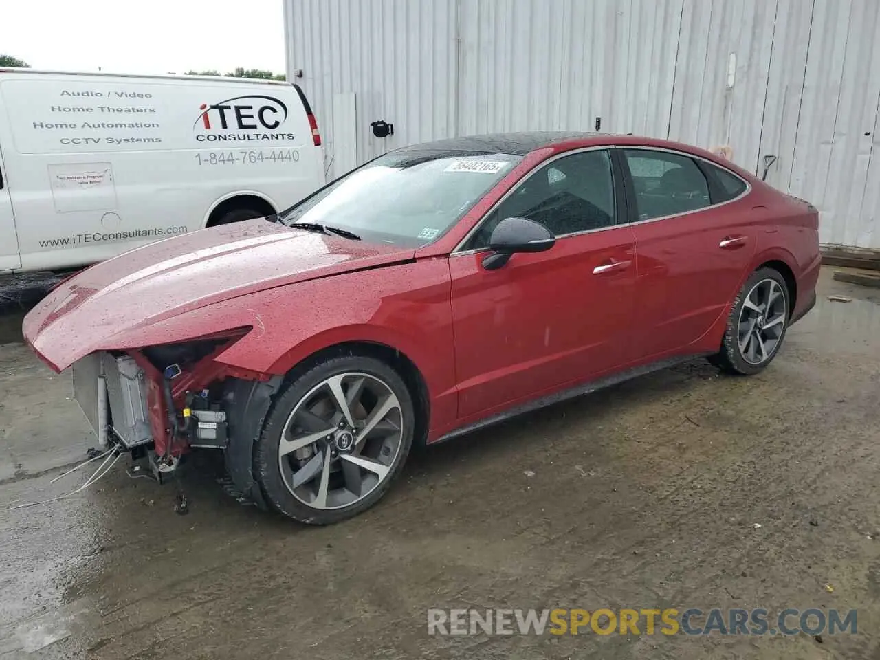 1 fotografías del automóvil dañado KMHL44J27PA264860 HYUNDAI SONATA 2023