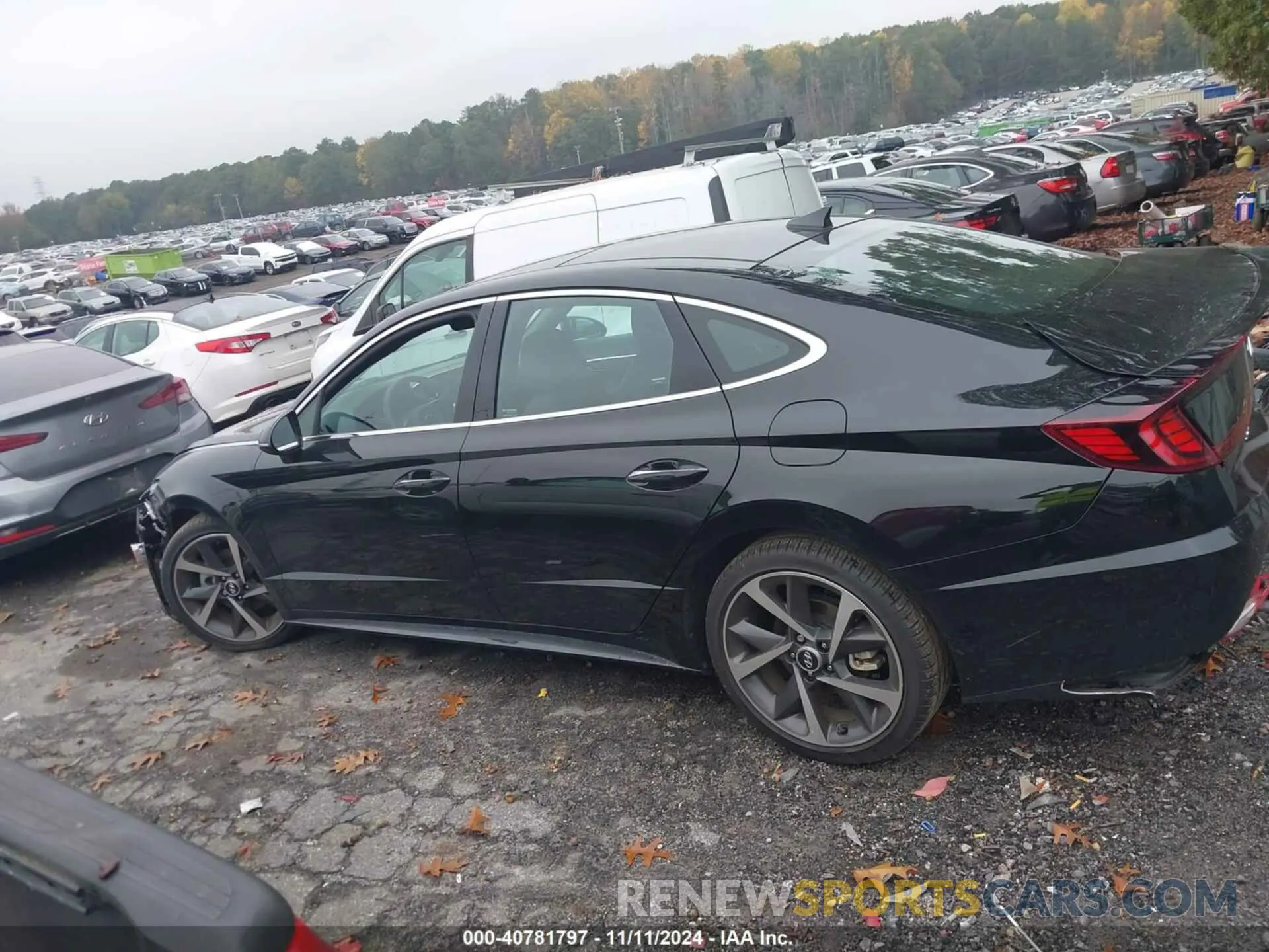 14 fotografías del automóvil dañado KMHL44J27PA337046 HYUNDAI SONATA 2023