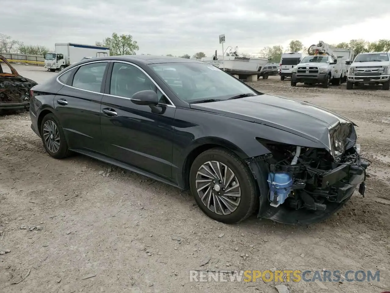 4 fotografías del automóvil dañado KMHL54JJ0PA078467 HYUNDAI SONATA 2023