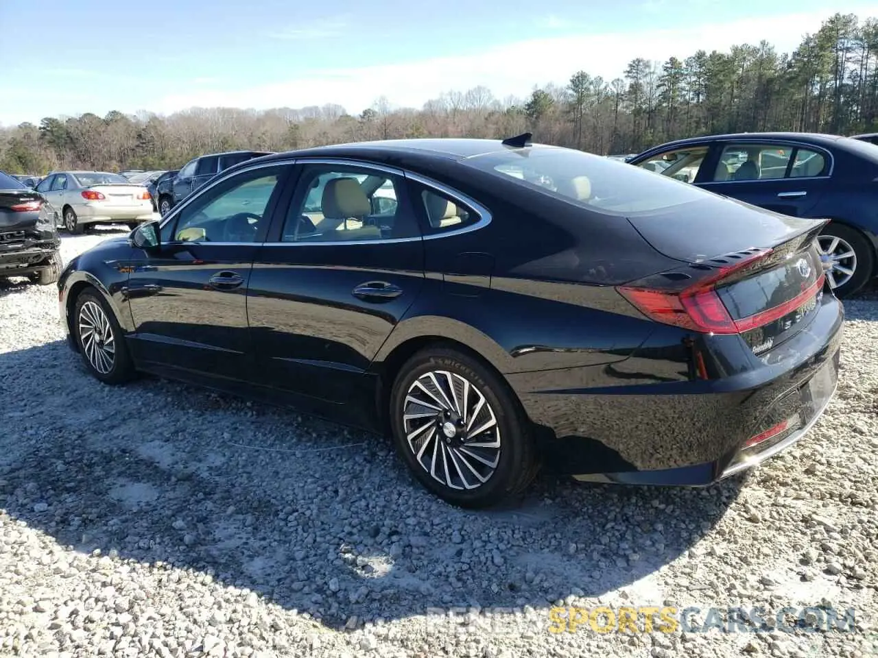 2 fotografías del automóvil dañado KMHL54JJ4PA071036 HYUNDAI SONATA 2023