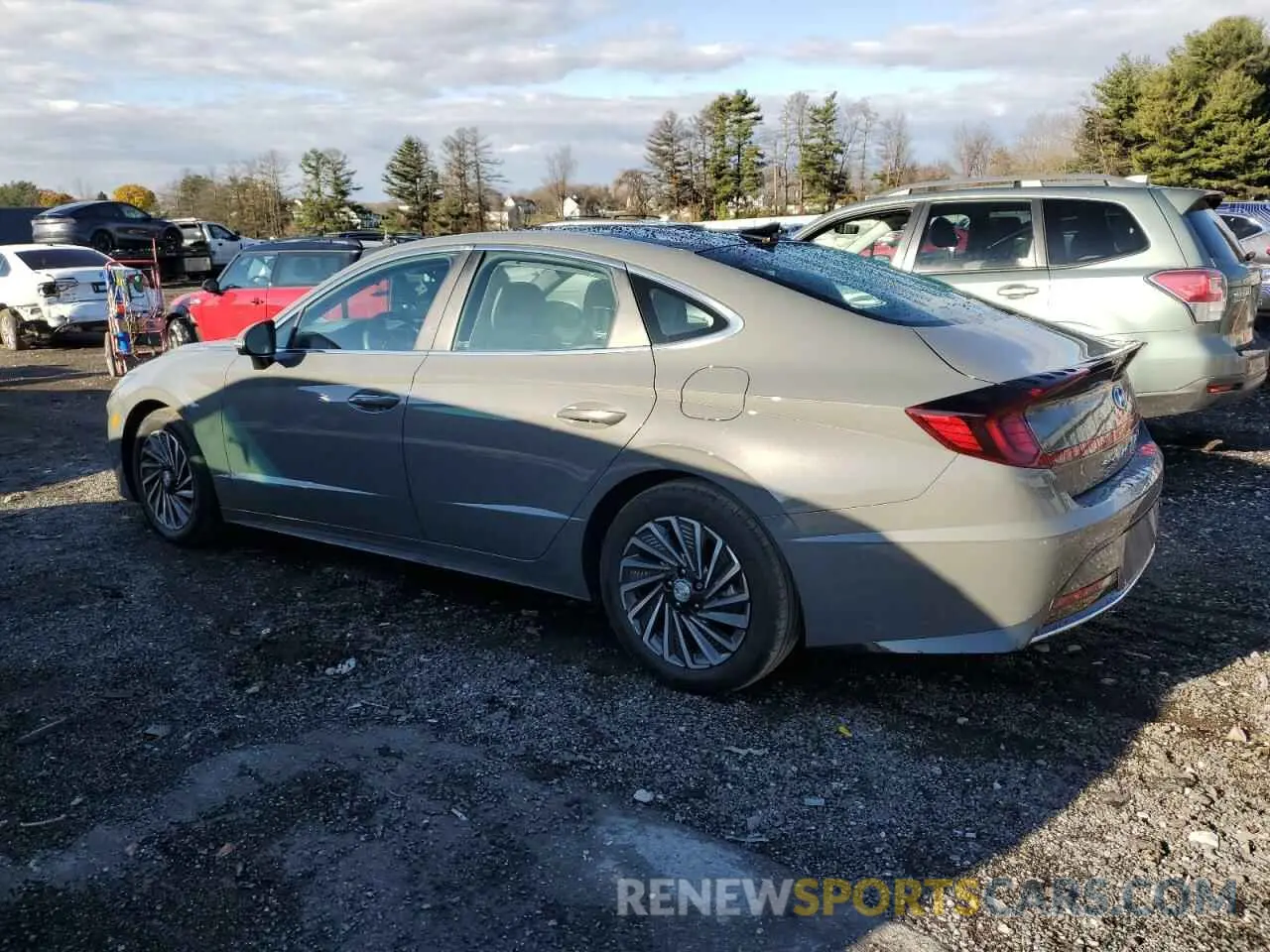 2 fotografías del automóvil dañado KMHL54JJ7PA054831 HYUNDAI SONATA 2023