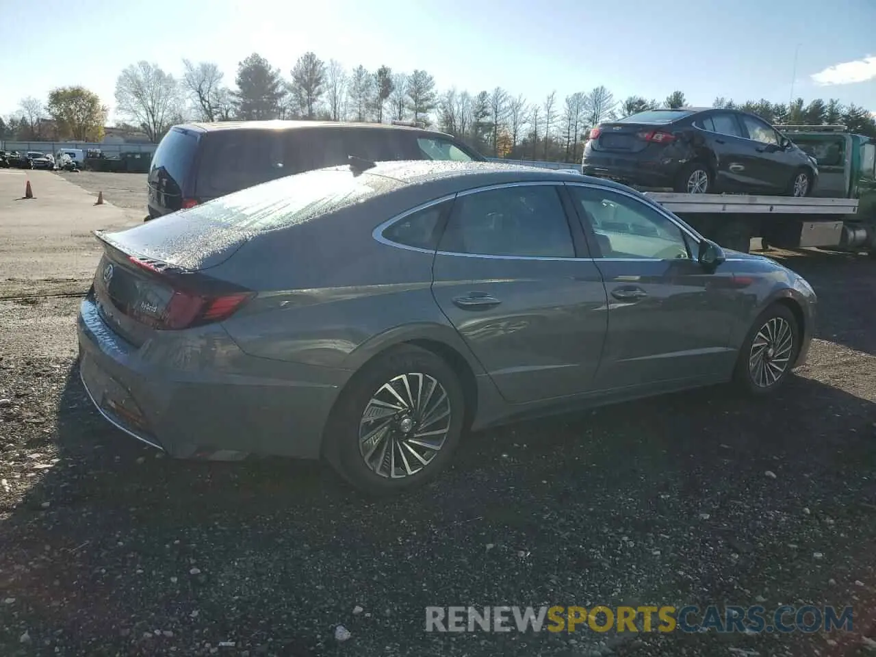 3 fotografías del automóvil dañado KMHL54JJ7PA054831 HYUNDAI SONATA 2023