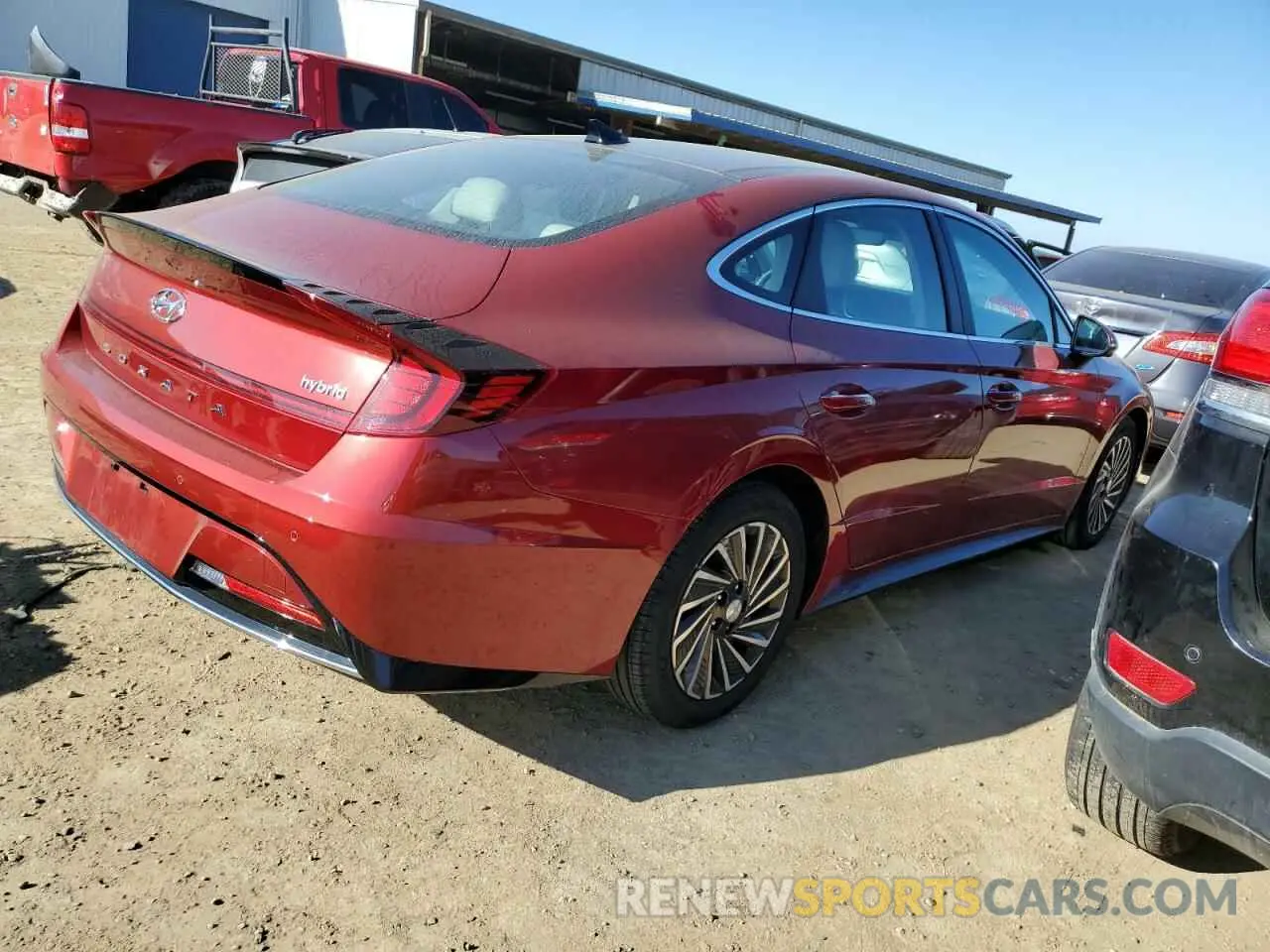3 fotografías del automóvil dañado KMHL54JJ9PA064406 HYUNDAI SONATA 2023