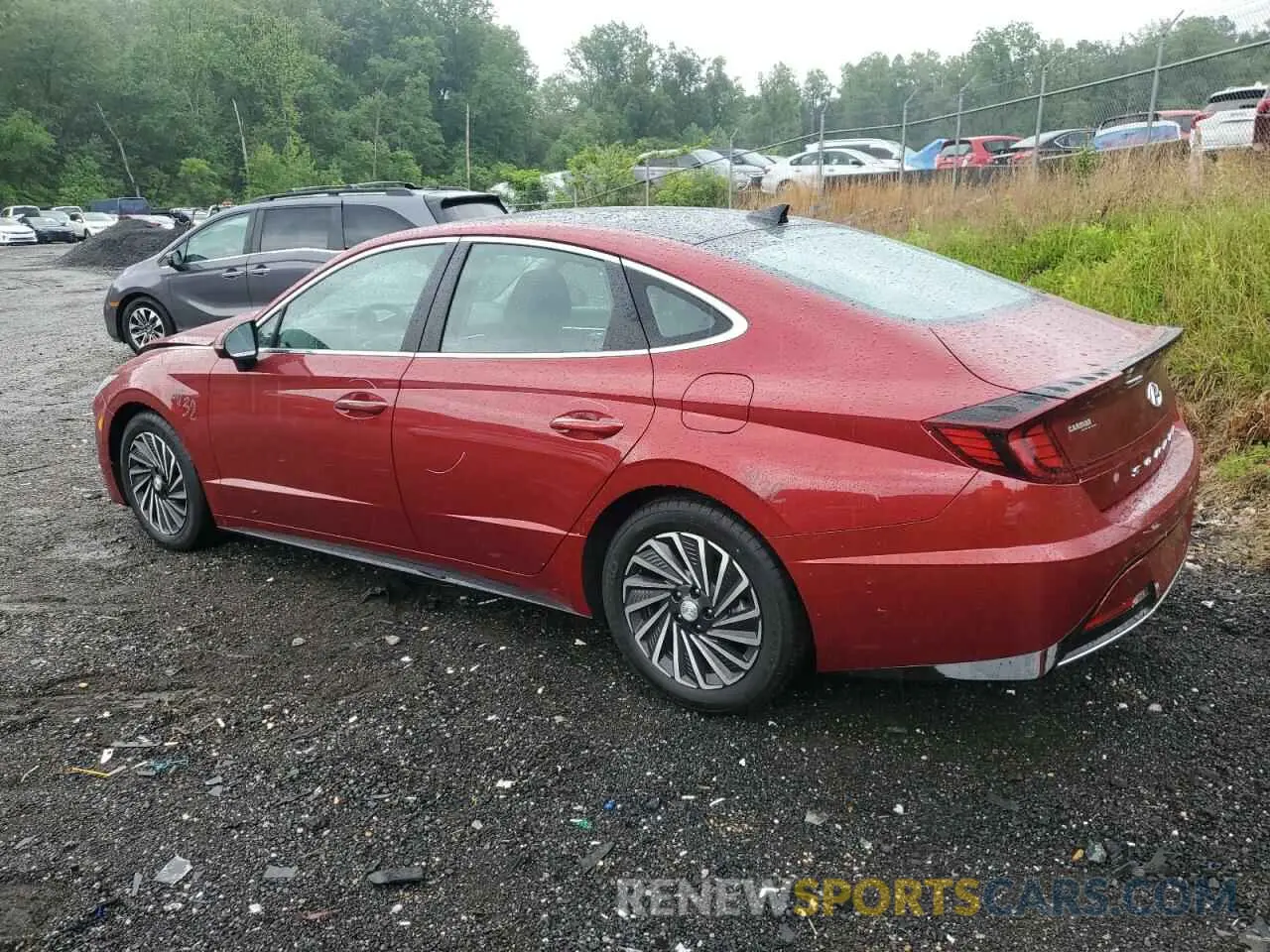 2 fotografías del automóvil dañado KMHL54JJ9PA068357 HYUNDAI SONATA 2023