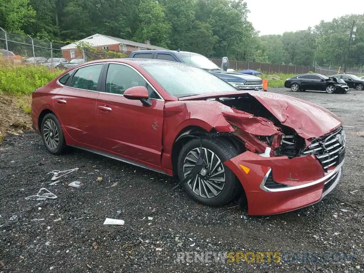 4 fotografías del automóvil dañado KMHL54JJ9PA068357 HYUNDAI SONATA 2023