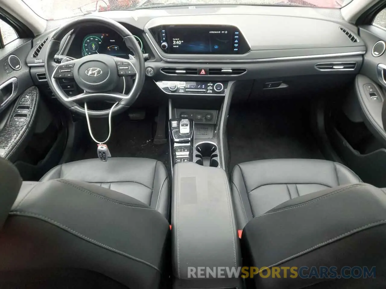 8 fotografías del automóvil dañado KMHL54JJ9PA068357 HYUNDAI SONATA 2023