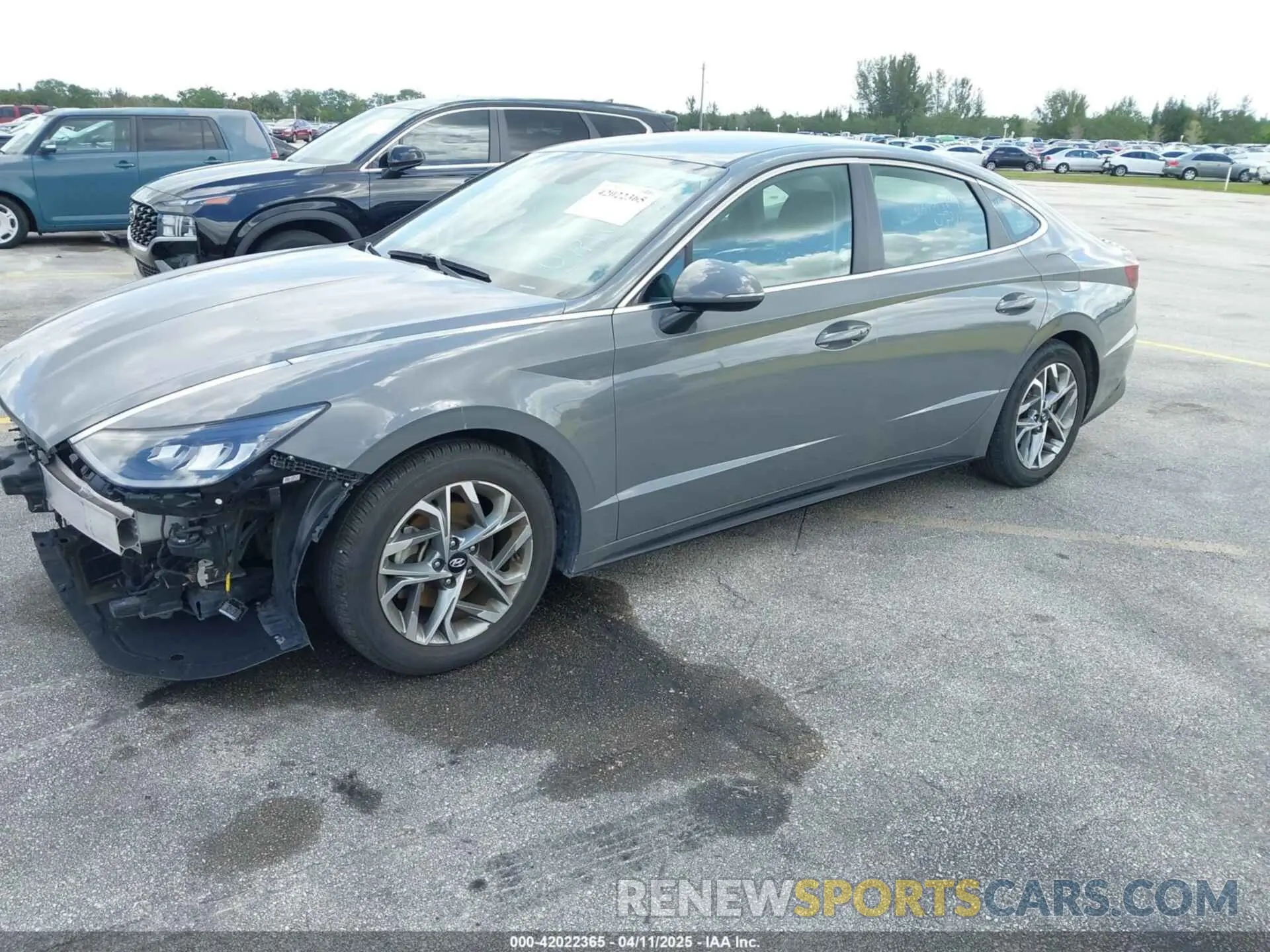 2 fotografías del automóvil dañado KMHL64JA0PA270047 HYUNDAI SONATA 2023