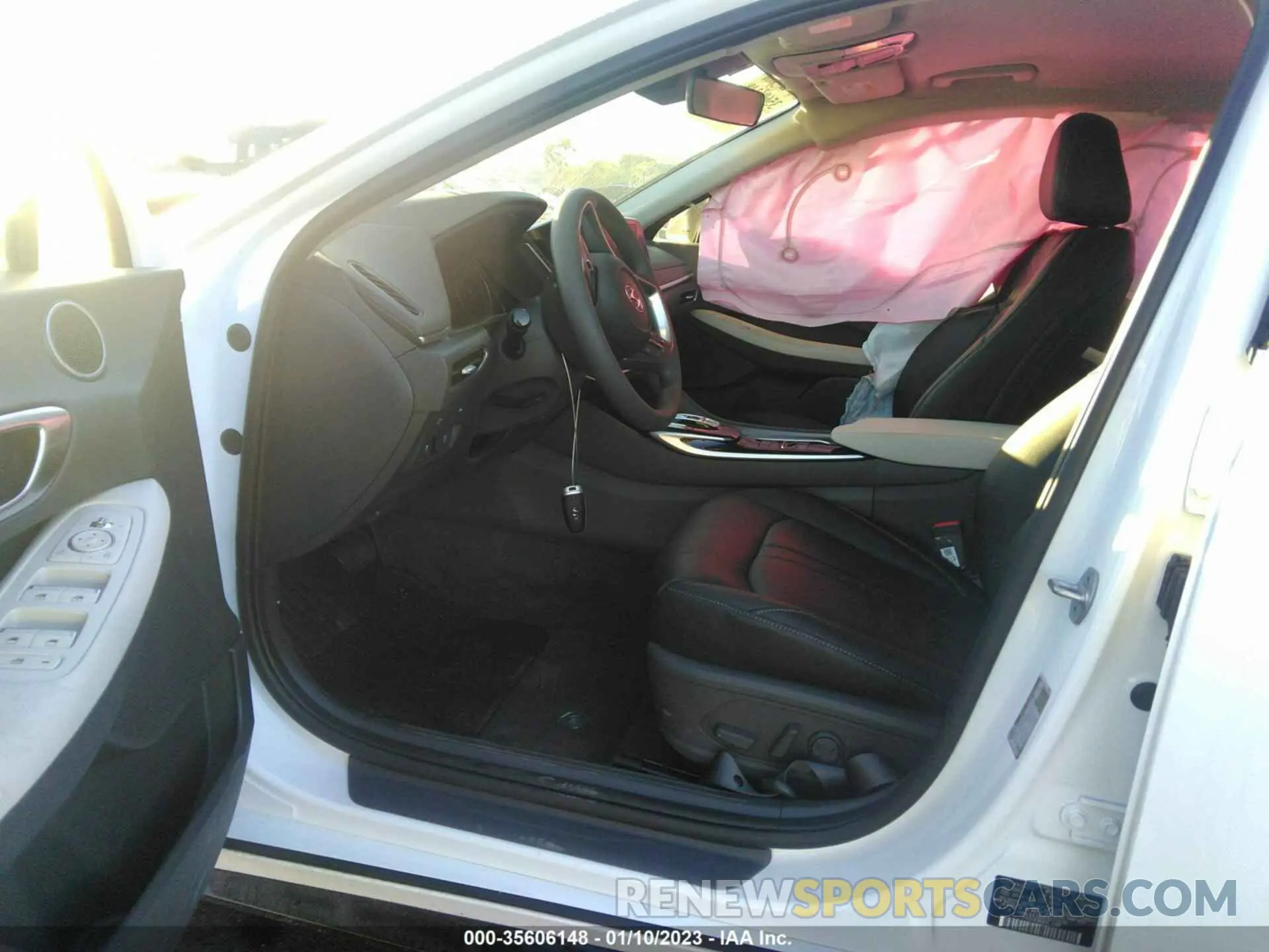 5 fotografías del automóvil dañado KMHL64JA0PA271635 HYUNDAI SONATA 2023