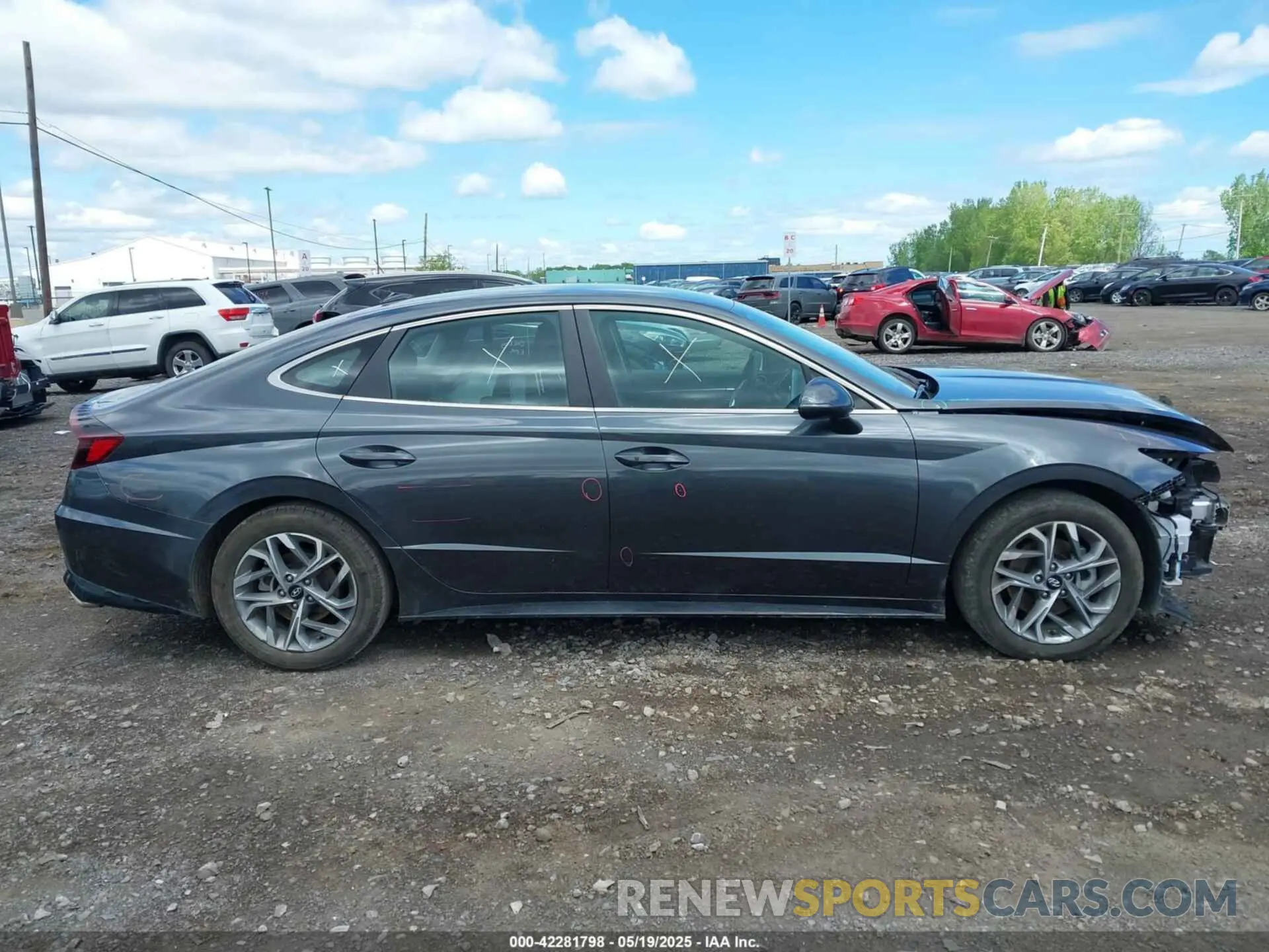 14 fotografías del automóvil dañado KMHL64JA1PA259977 HYUNDAI SONATA 2023