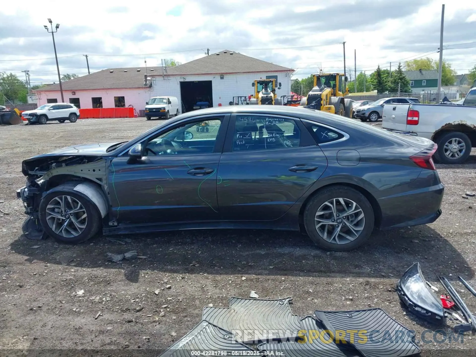 15 fotografías del automóvil dañado KMHL64JA1PA259977 HYUNDAI SONATA 2023