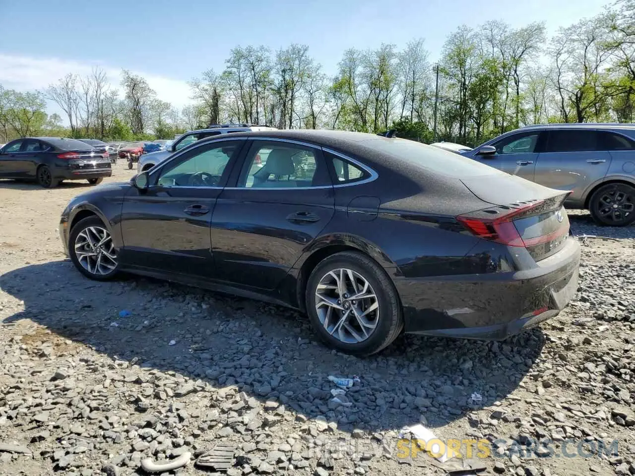 2 fotografías del automóvil dañado KMHL64JA2PA277436 HYUNDAI SONATA 2023