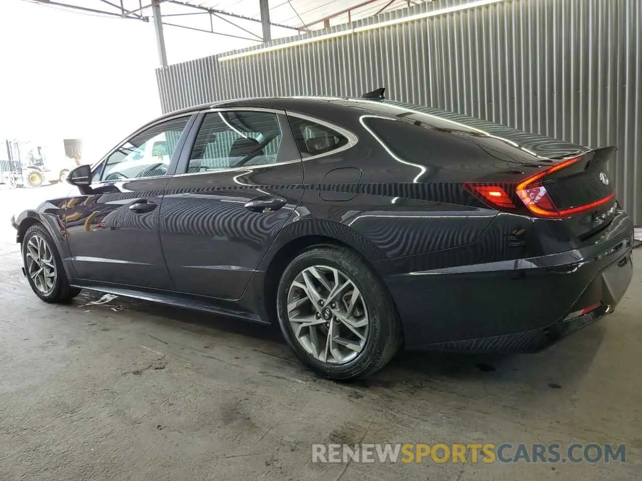 2 fotografías del automóvil dañado KMHL64JA2PA306725 HYUNDAI SONATA 2023