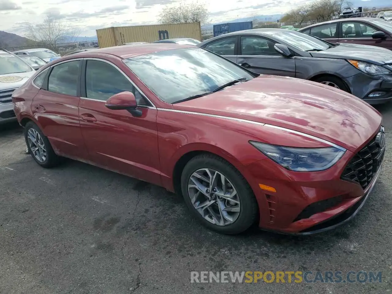 4 fotografías del automóvil dañado KMHL64JA2PA309219 HYUNDAI SONATA 2023
