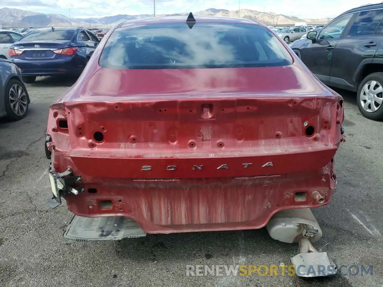 6 fotografías del automóvil dañado KMHL64JA2PA309219 HYUNDAI SONATA 2023