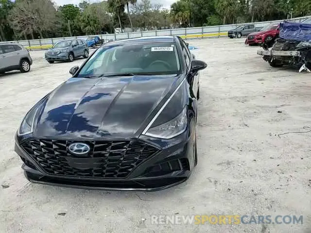 11 fotografías del automóvil dañado KMHL64JA2PA322360 HYUNDAI SONATA 2023