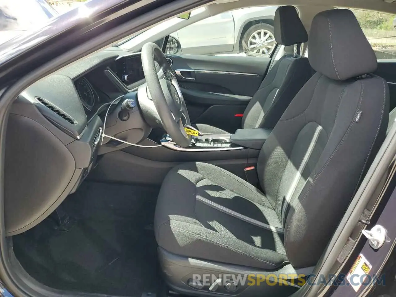 7 fotografías del automóvil dañado KMHL64JA2PA322360 HYUNDAI SONATA 2023